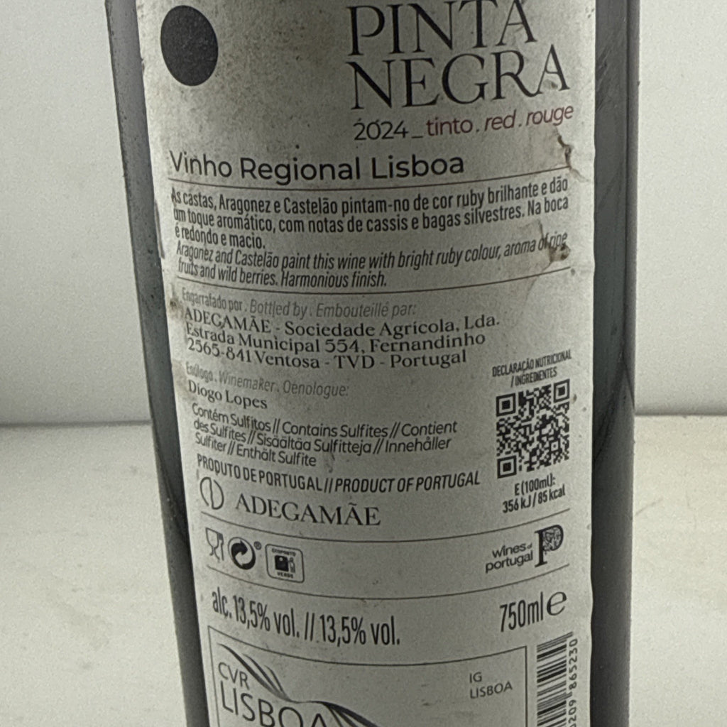 Pinta Negra Tinto 2024 Portuguese Red Wine 75cl 13.5% Gold Medal