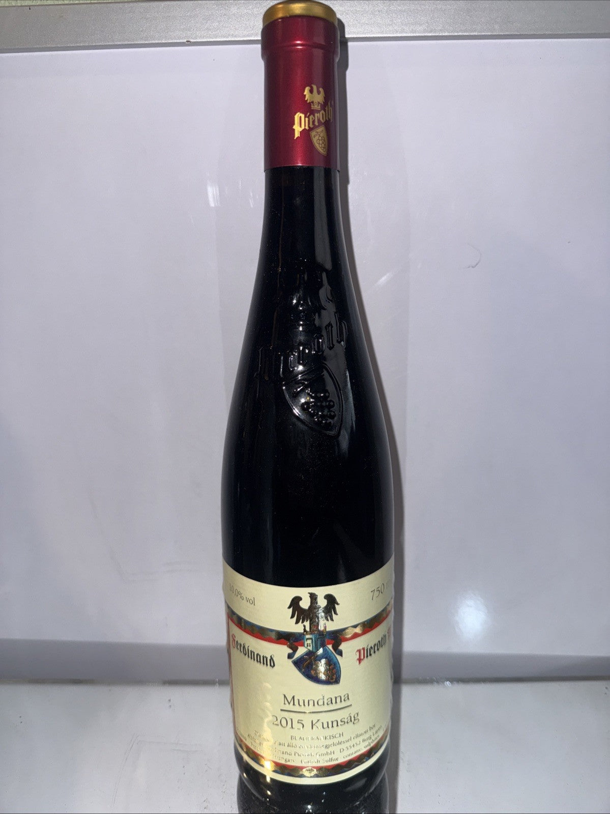 Ferdinand Pieroth Mundana Kunság 2015, sweet red from Hungary