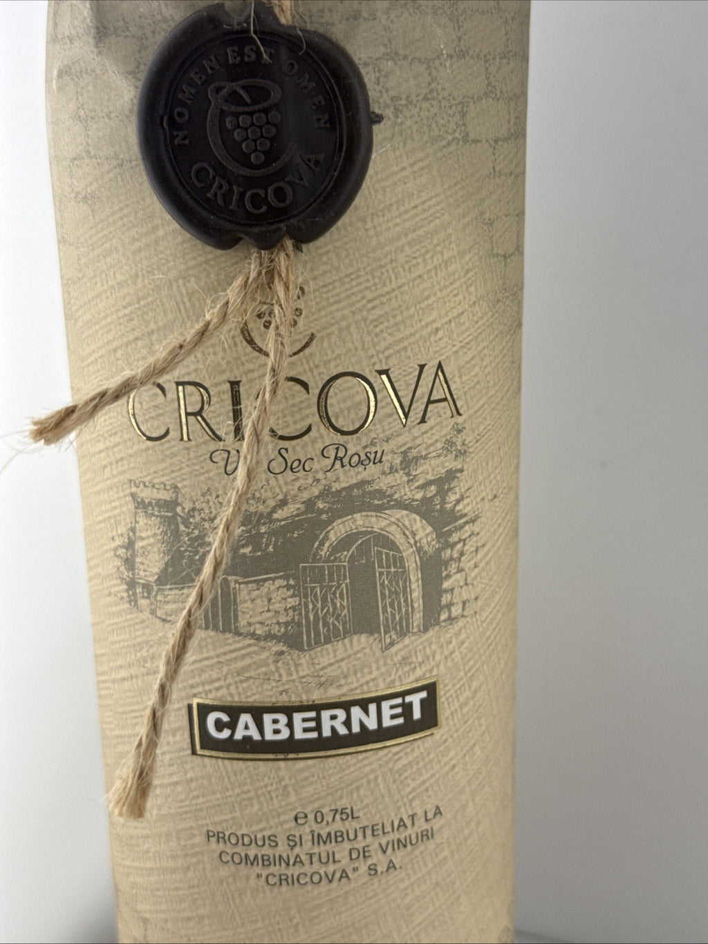 Cricova Cabernet Sec Roșu Moldova Red Wine 75cl 13% ABV