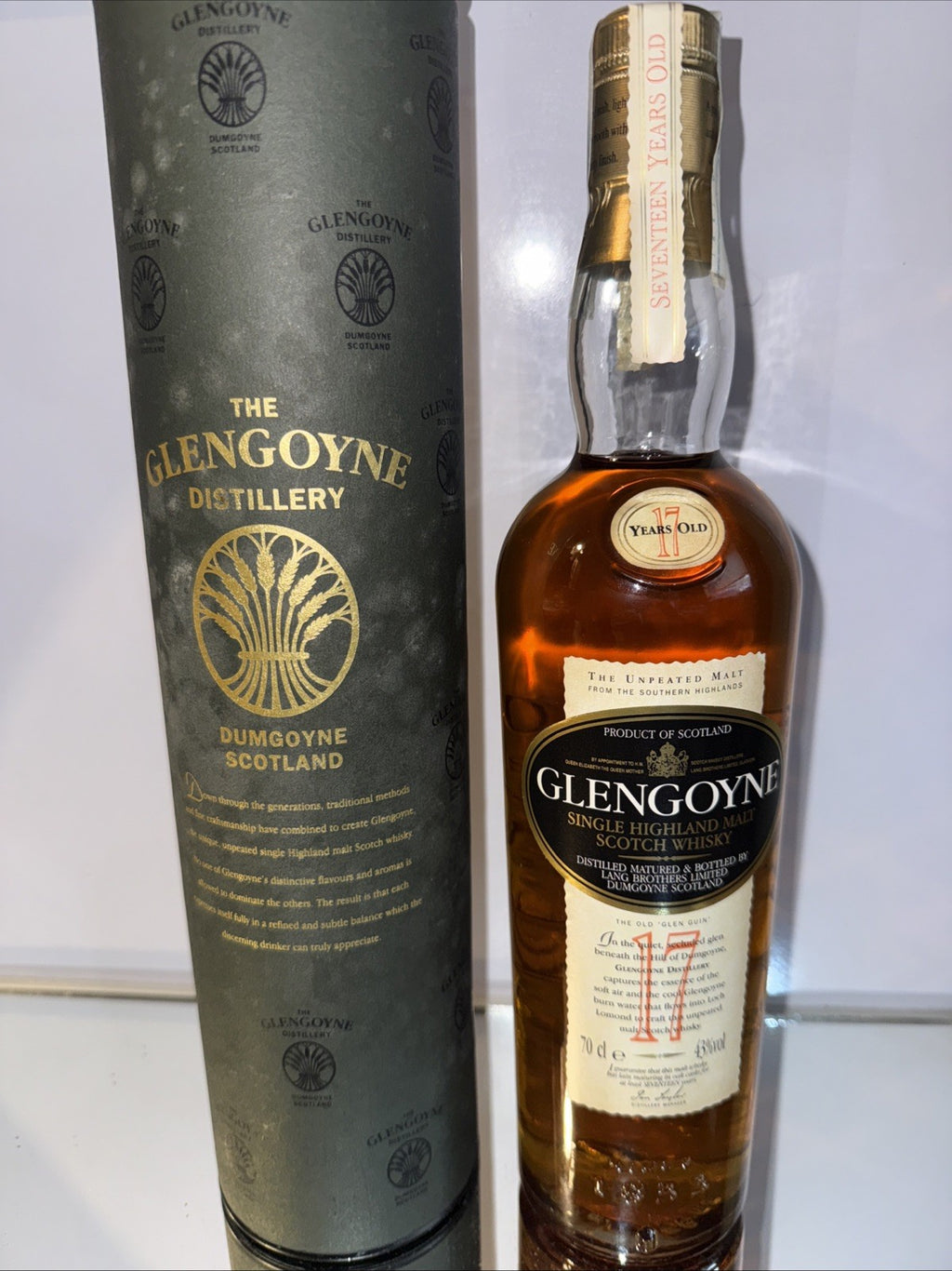 1990s bottling of Glengoyne 17 Year Old Single Highland Malt Scotch Whisky