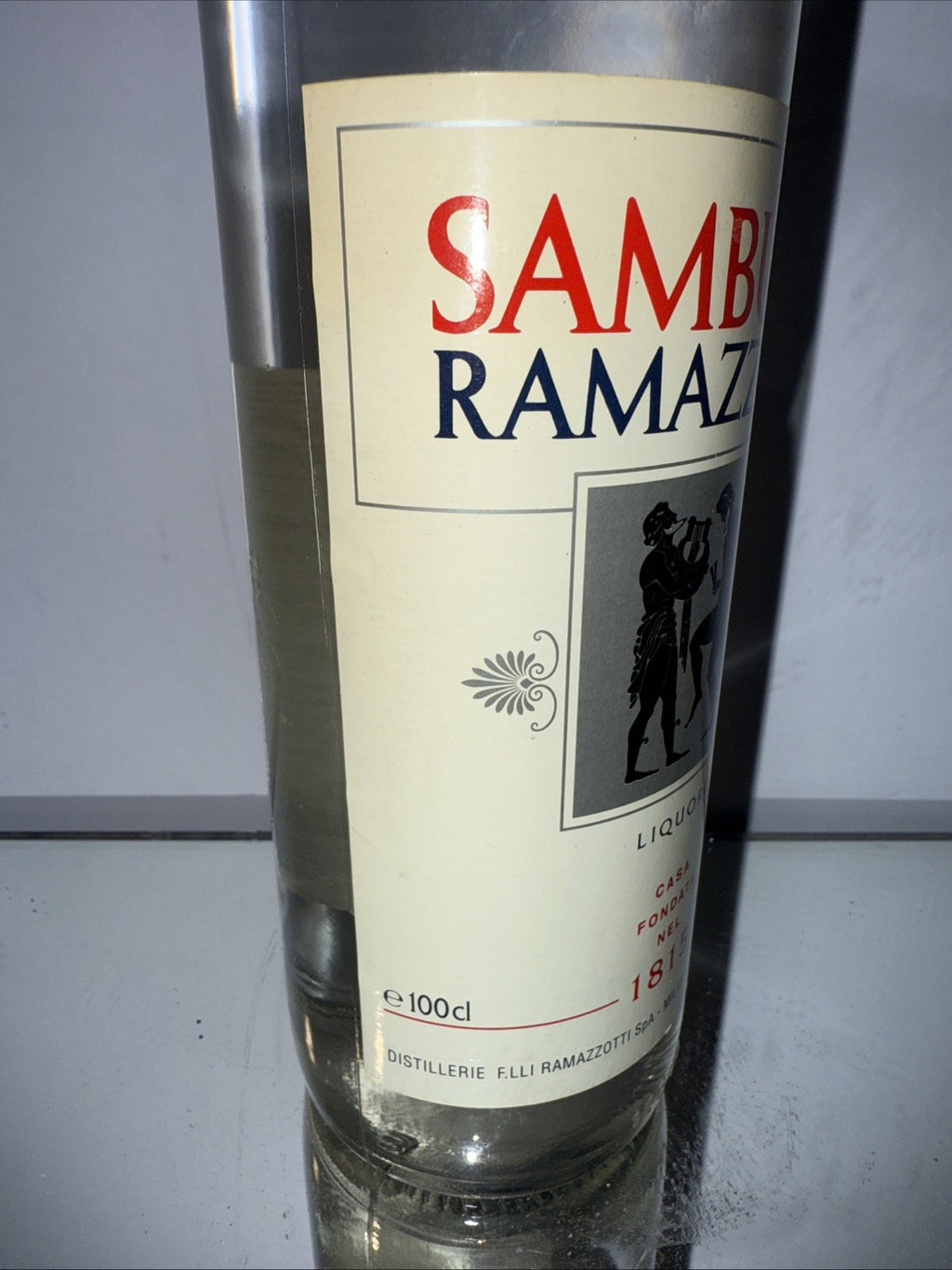 1L bottle of Ramazzotti Sambuca 38% Abv