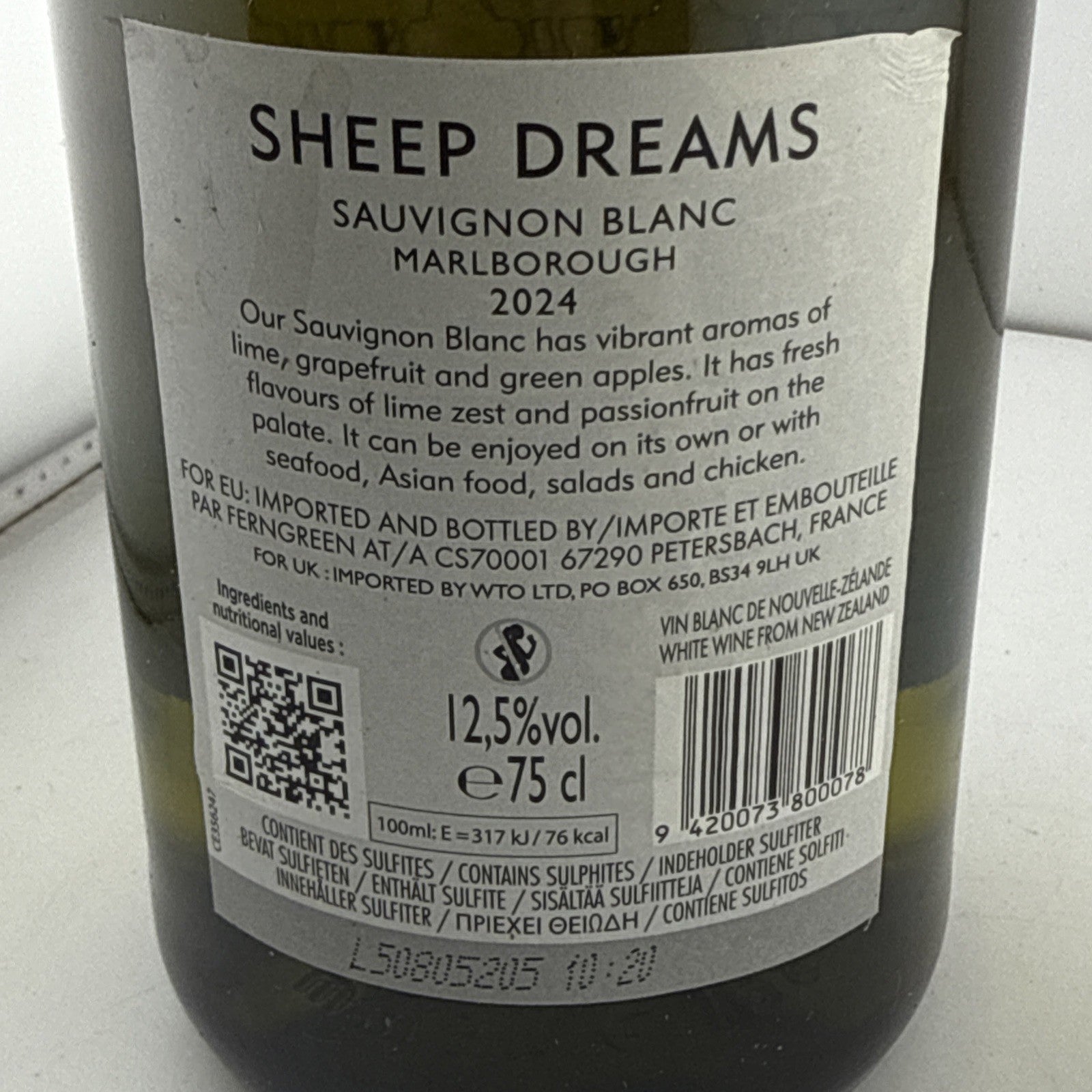 Sheep Dreams Sauvignon Blanc 2024 Marlborough NZ White Wine 75cl