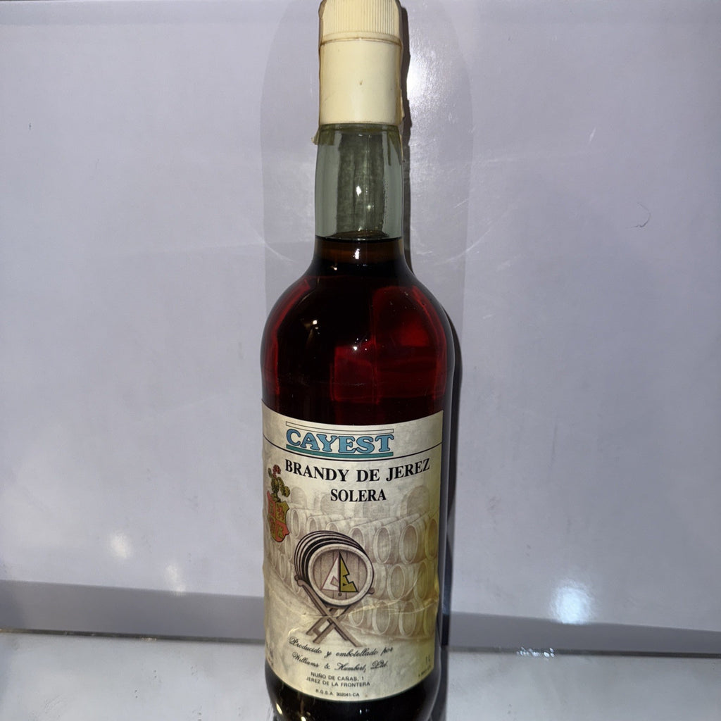 Williams & Humbert Cayetana Brandy de Jerez Solera (1L, 36% ABV) 1970s Bottled
