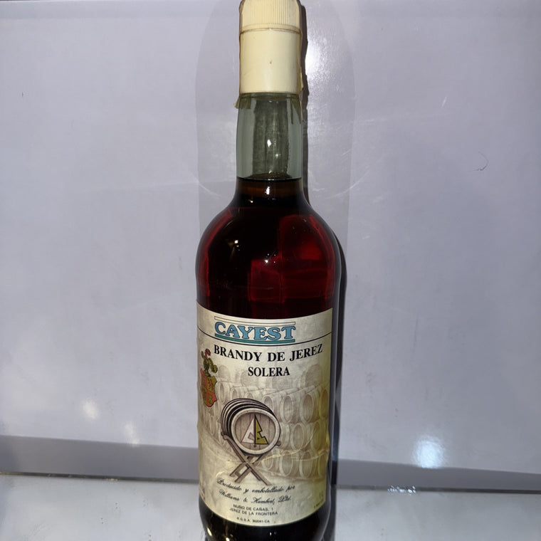 Williams & Humbert Cayetana Brandy de Jerez Solera (1L, 36% ABV) 1970s Bottled