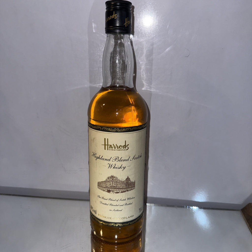 Harrods Highland Blend Scotch Whisky Bottled 1980s/90s