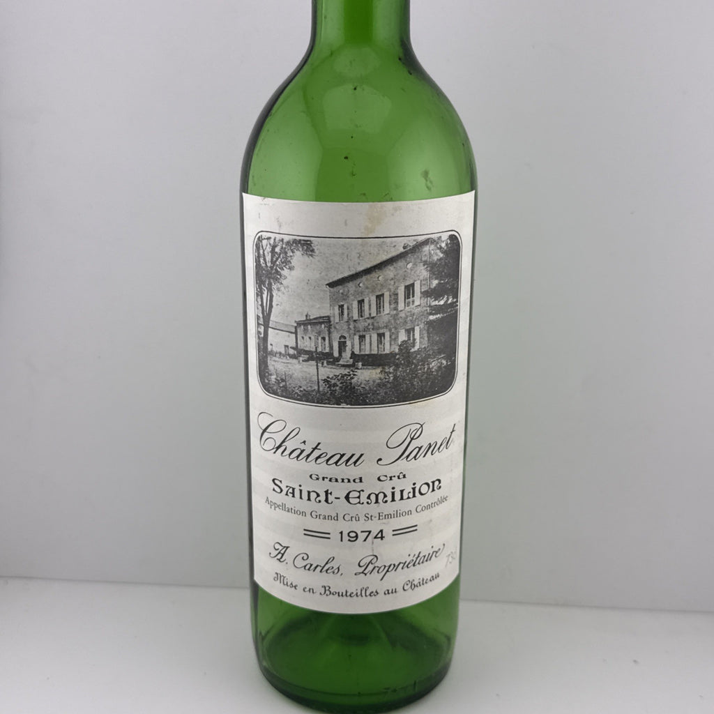 Château Panet Saint-Émilion Grand Cru 1974 – High Fill, Clear Drinks Exceptional