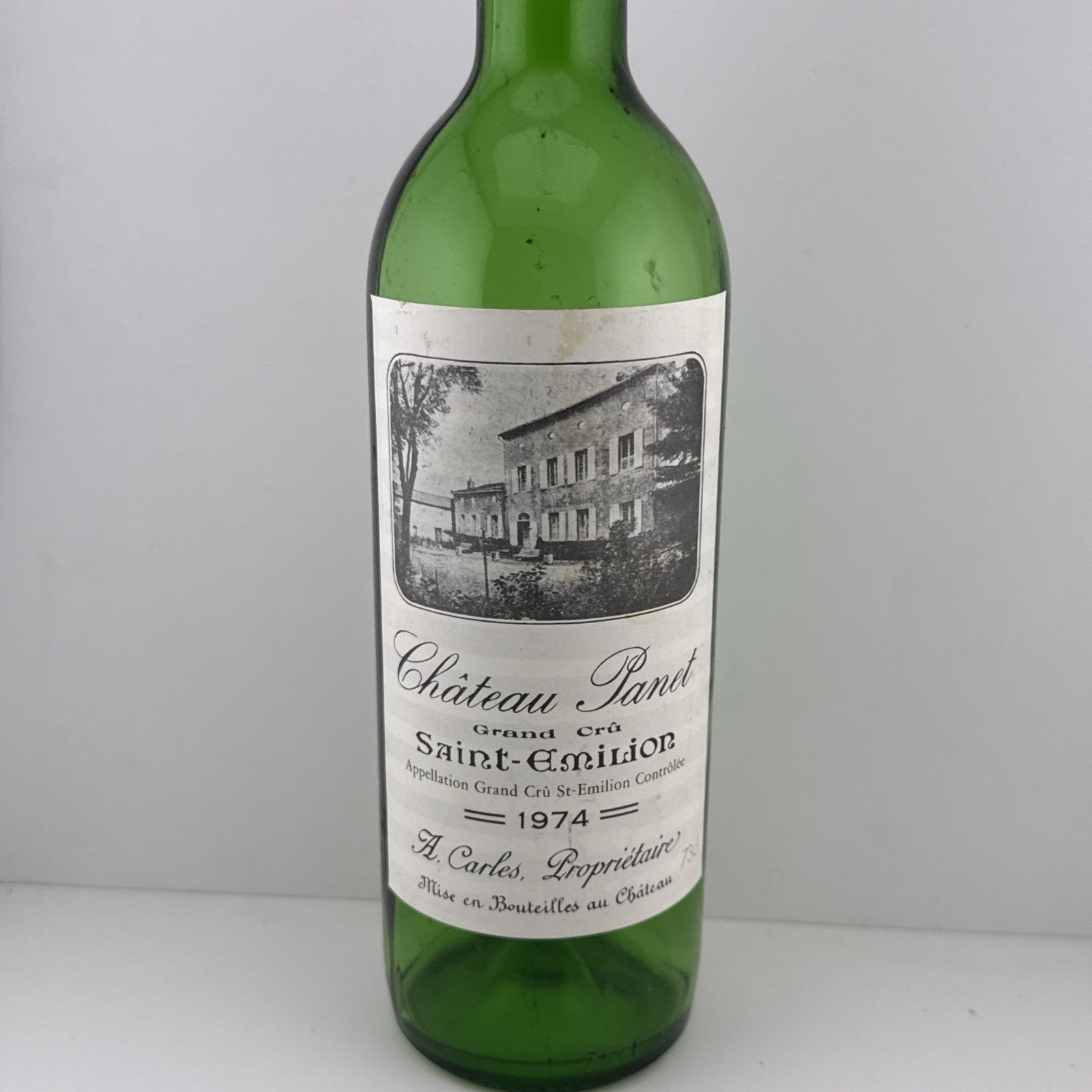 Château Panet Saint-Émilion Grand Cru 1974 – High Fill, Clear Drinks Exceptional