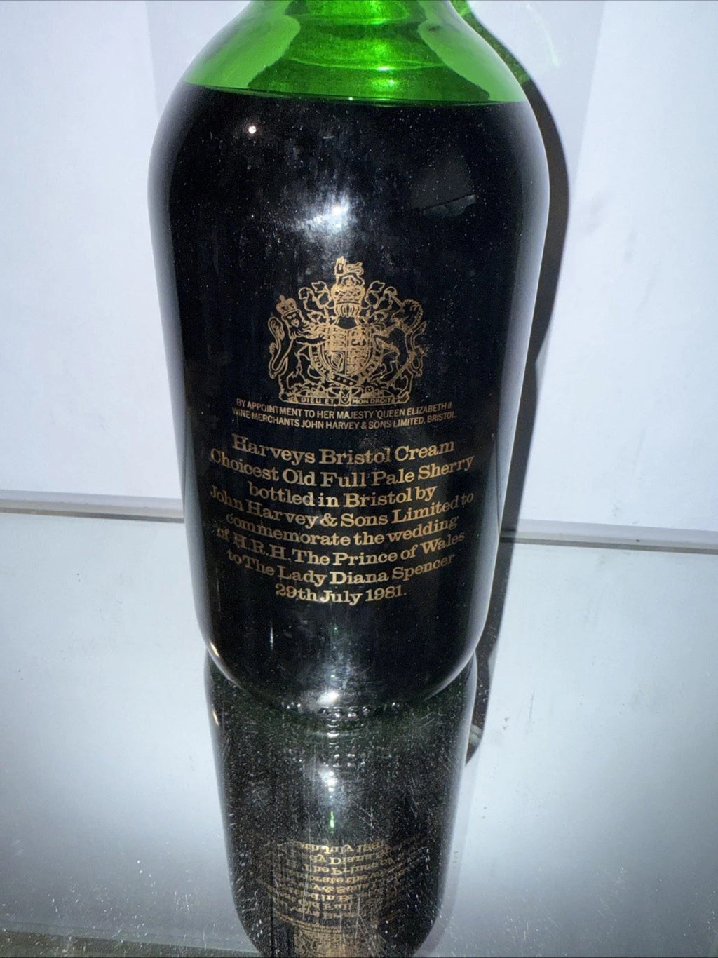 Harvey's Bristol Cream Sherry 1.5l Charles And Diana Wedding 1981 vintage