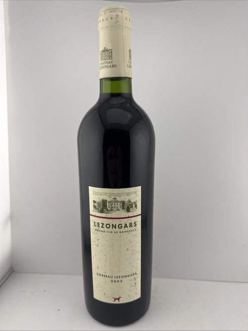 Château Lezongars 2002 Bordeaux Red 750ml Vintage French Wine