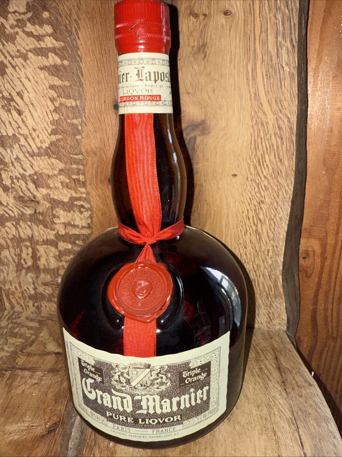 Grand Marnier Liqueur 35.2 Floz 70% Proof 1970s Mint Condition