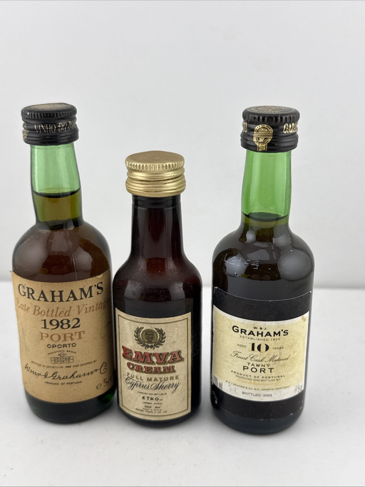 Vintage Port Miniatures Graham’s 1982 LBV & 10 Year Tawny