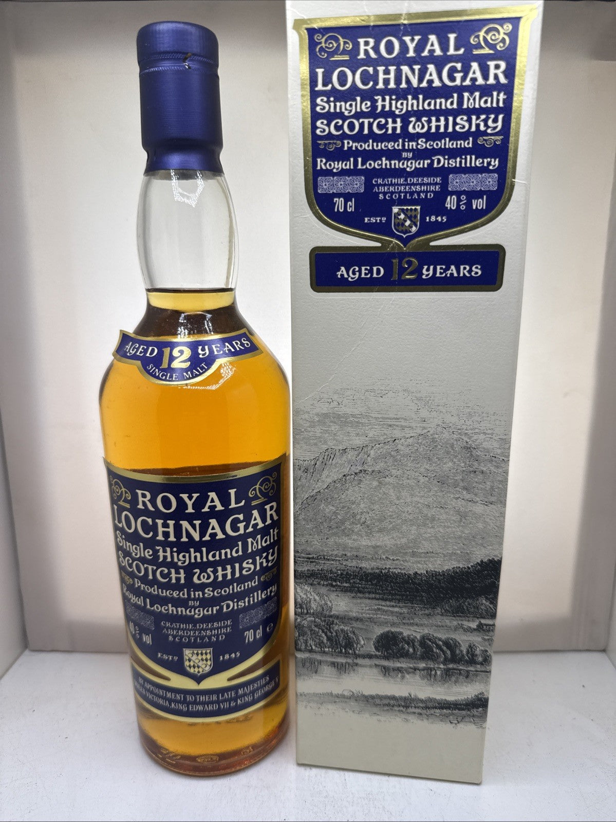 Royal Lochnagar — 1990s Classic Blue Label — 70cl — Boxed — Sealed
