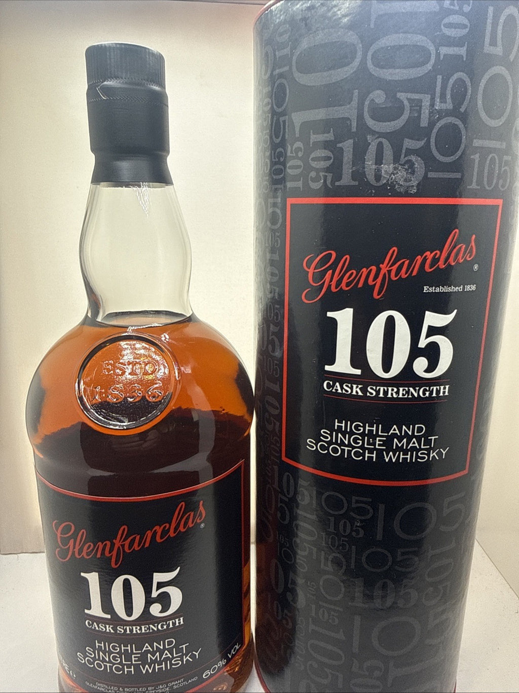 Glenfarclas 105 Cask Strength Single Malt Old Bottling 1L 60% Boxed