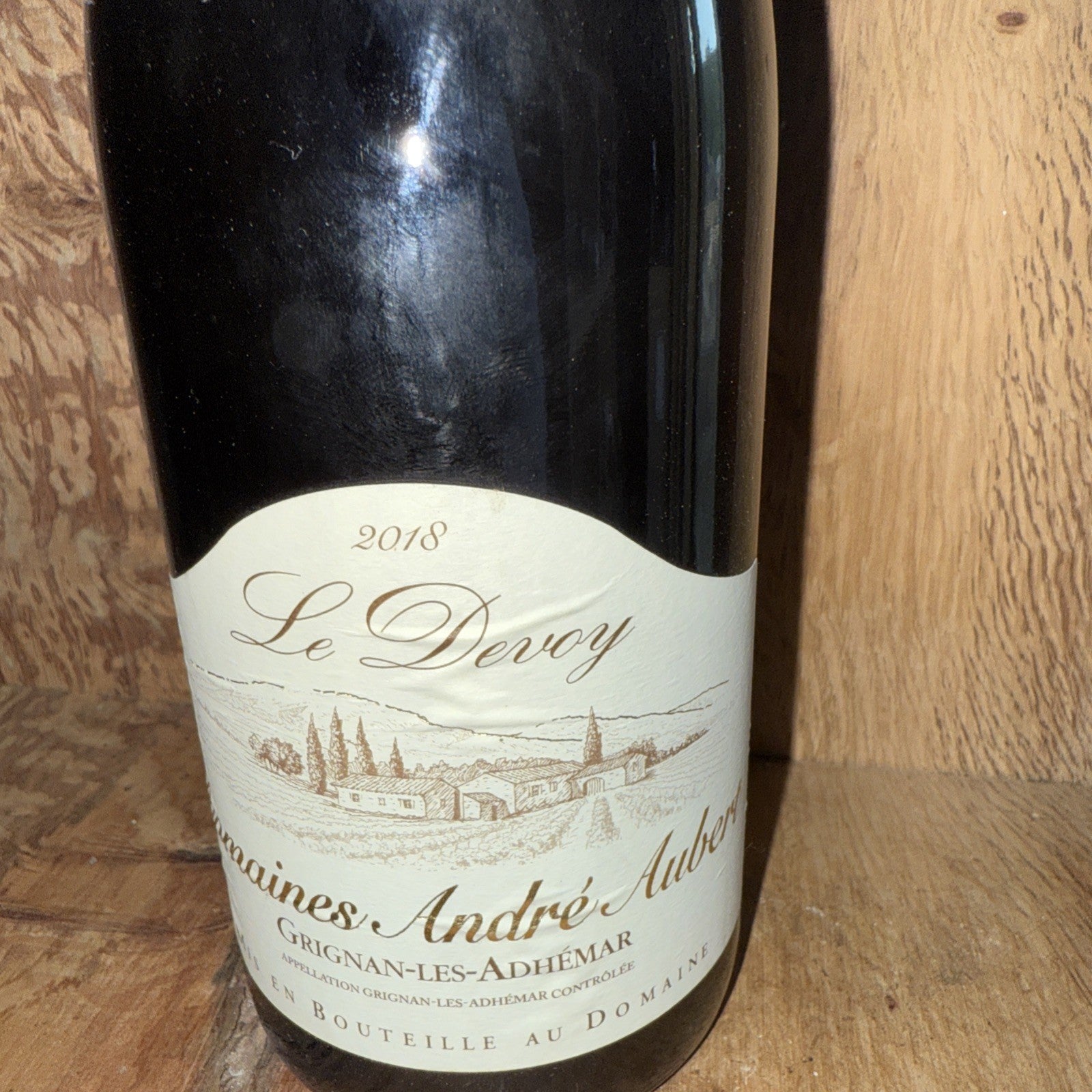 Domaines Andre Aubert  grignan 2018