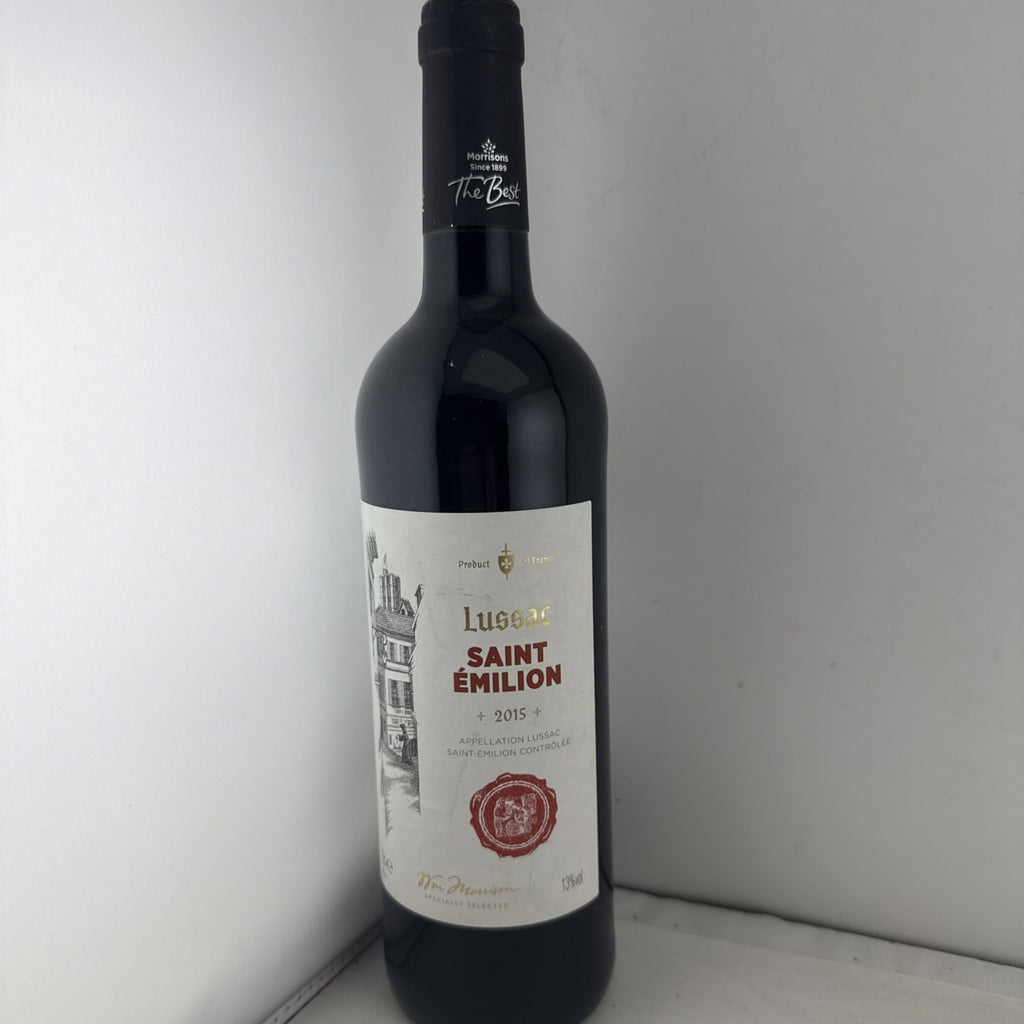 Morrisons The Best Lussac Saint-Émilion 2015 Bordeaux Red Wine 75cl