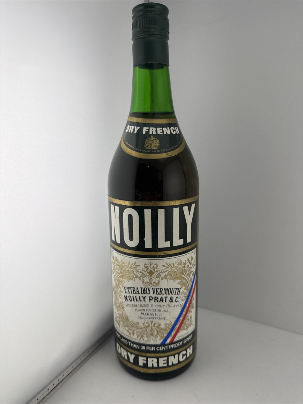 Vintage Noilly Prat Extra Dry French Vermouth 1L France 1970s early 80s Martini