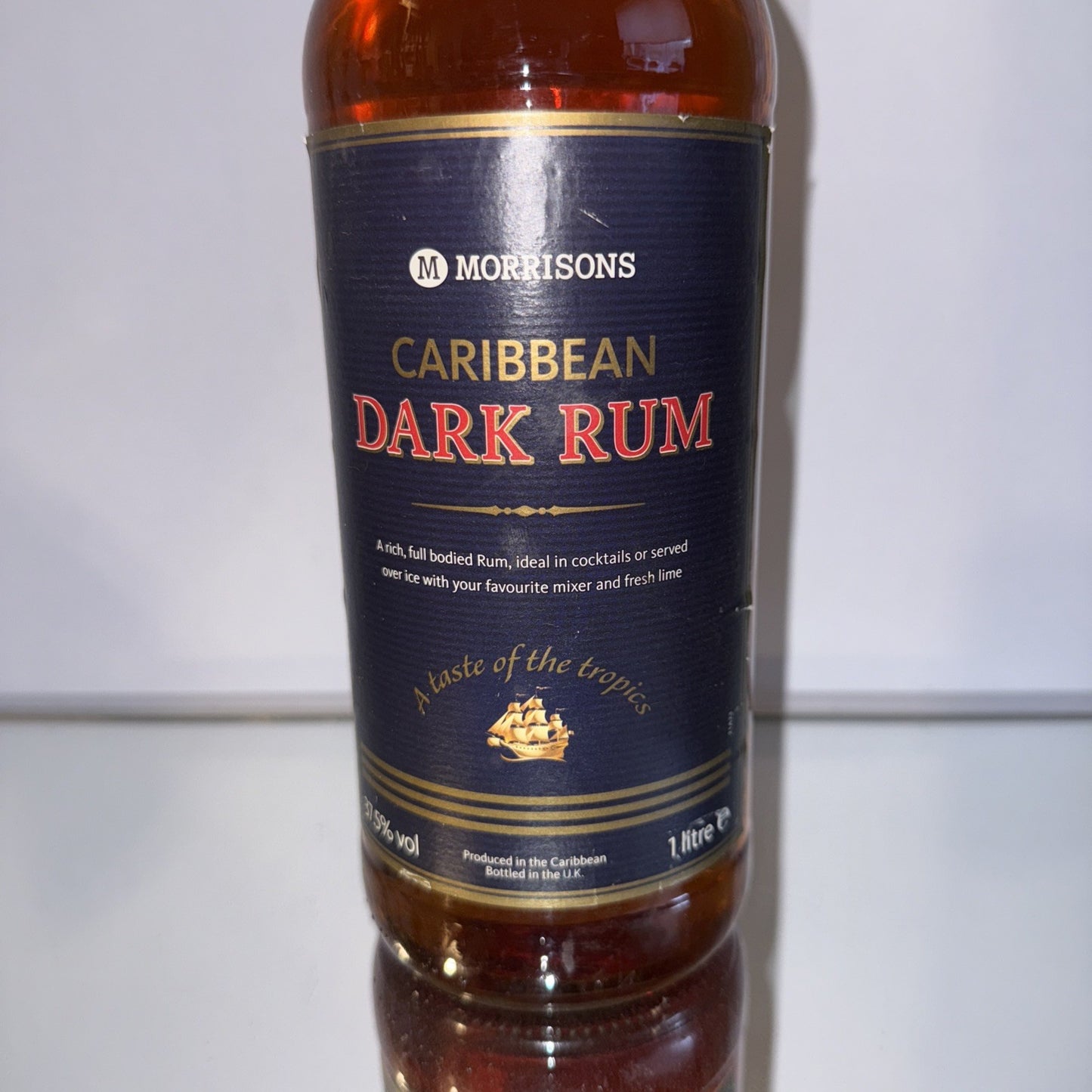 Morrisons Caribbean Dark Rum ( Early 2000s Bottled)