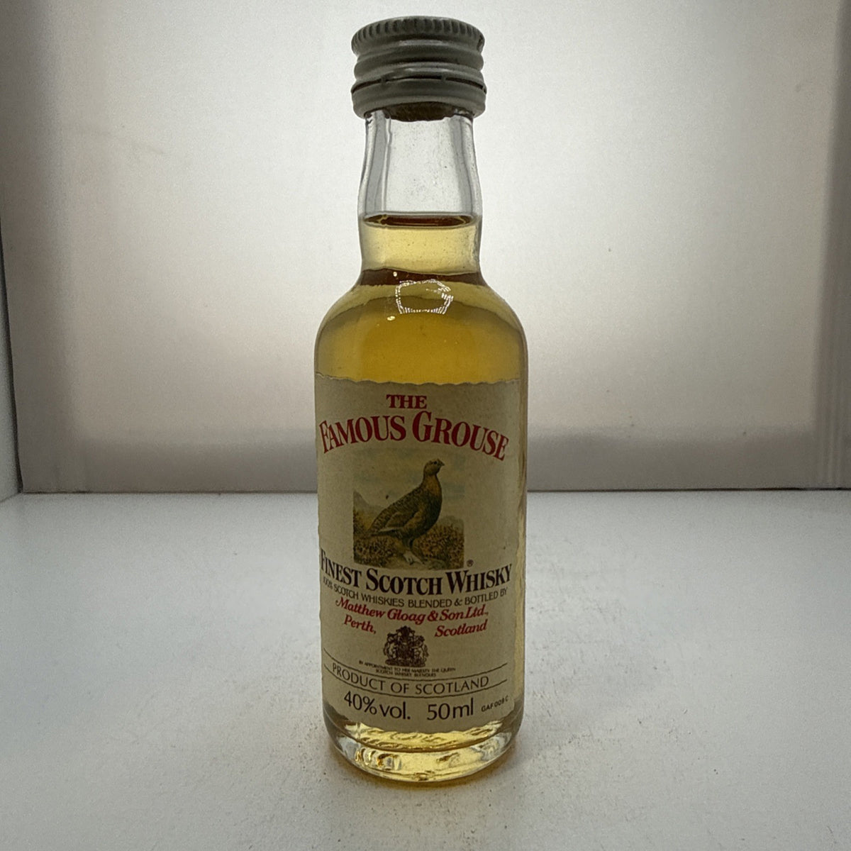 Famous Grouse — 50ml Whisky Miniature — Matthew Gloag & Son