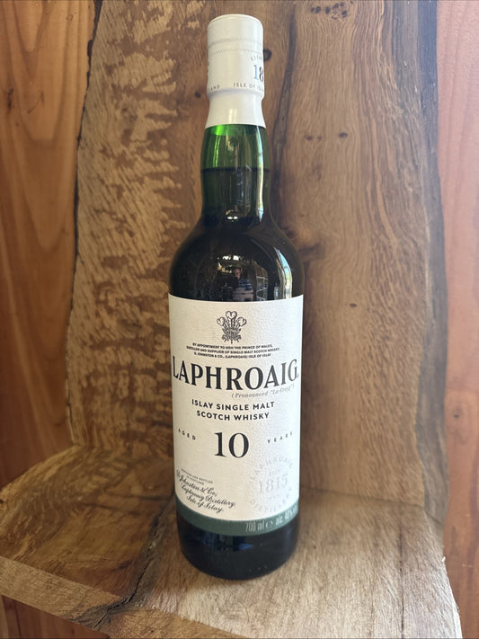 Laphroaig 10 Year Old Single Malt Islay Whisky