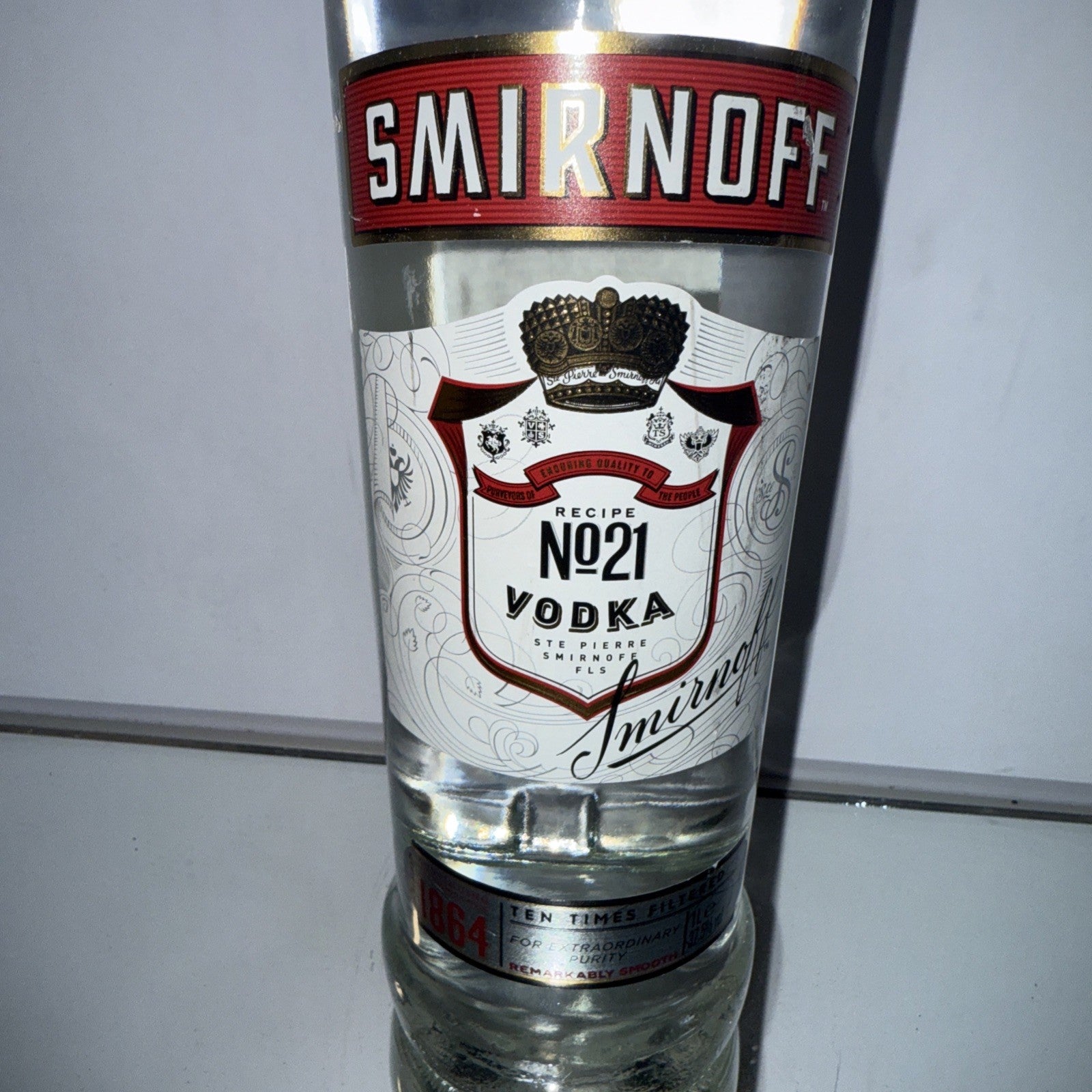 Smirnoff  Triple Distilled 21 Vodka 1L Bottle