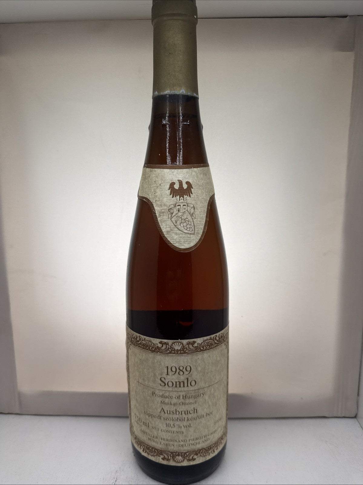 Pieroth Somlo Muskat‑Ottonel Ausbruch 1989 Drinks Beautifully!