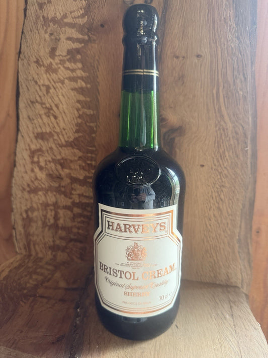 Harvey's Bristol Cream Sherry Bottled 1980s vintage matured cheapest available