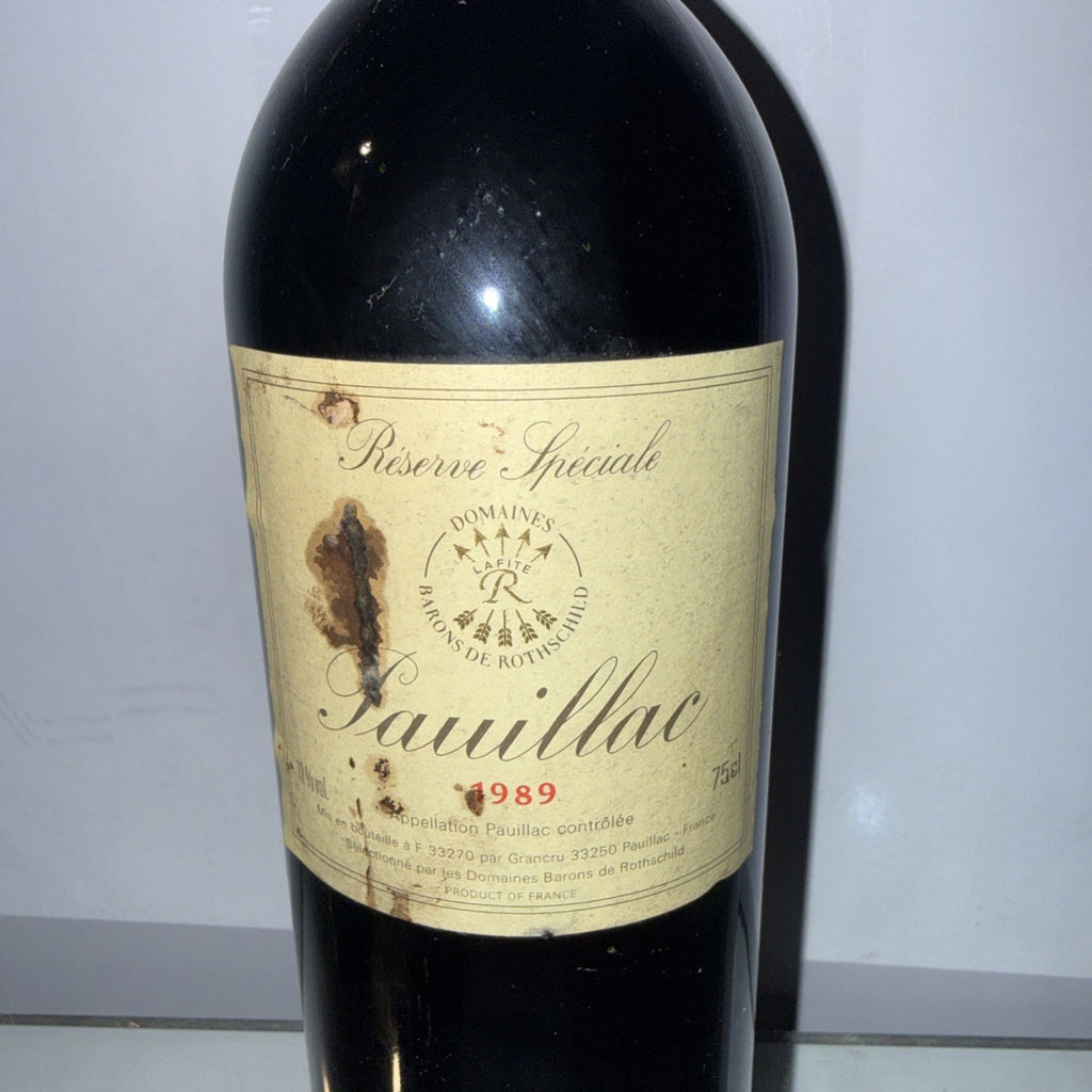 Château Lafite Rothschild Réserve Spéciale 1989