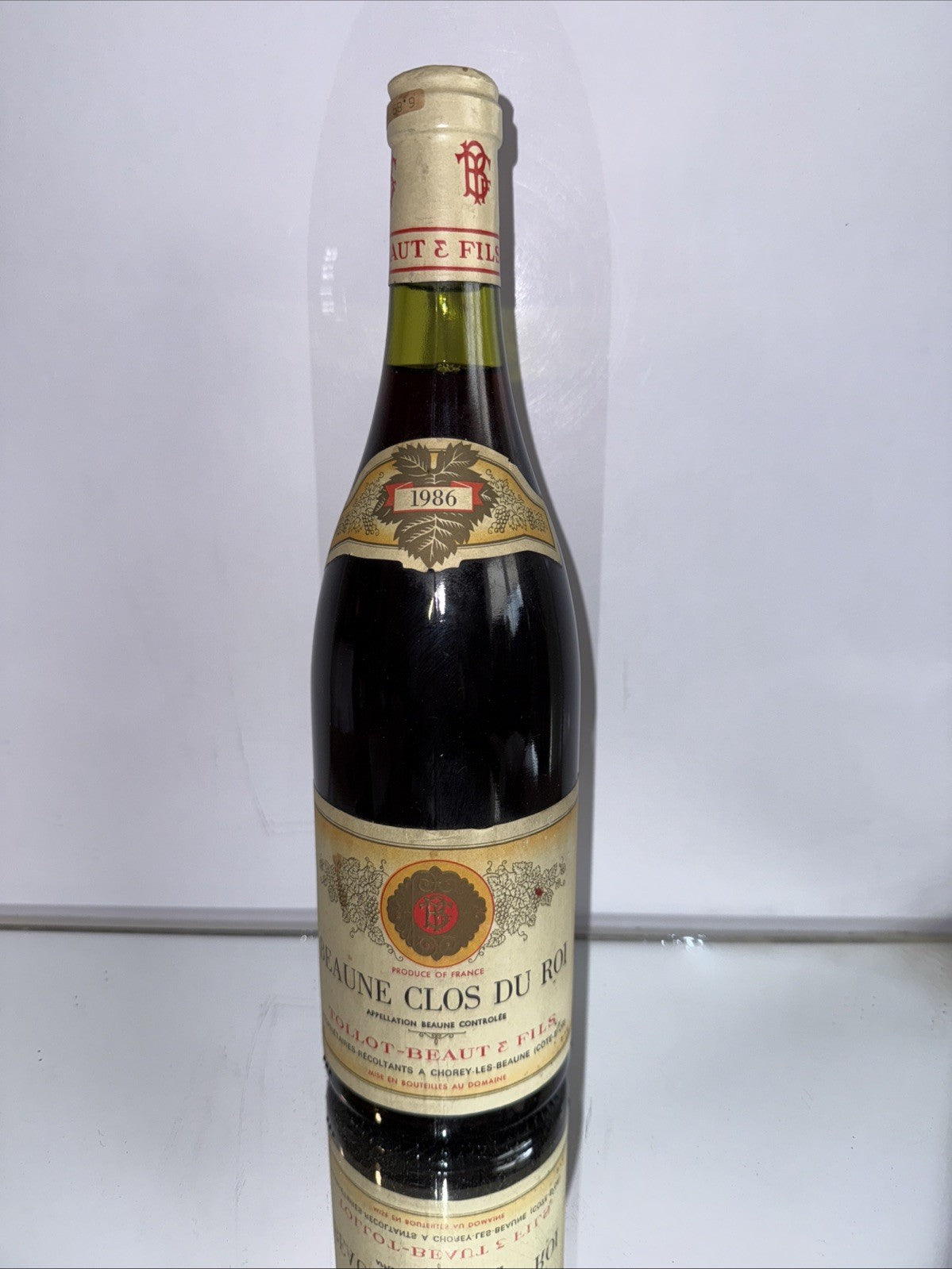 1986 Domaine Tollot-Beaut Beaune 1er Cru Clos du Roi Vintage