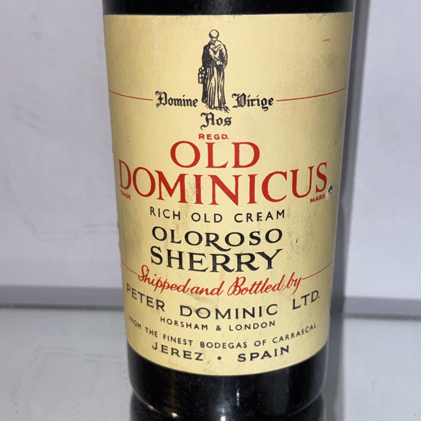 Old Dominicus Rich Old Cream Oloroso Sherry Dated To The 1960s