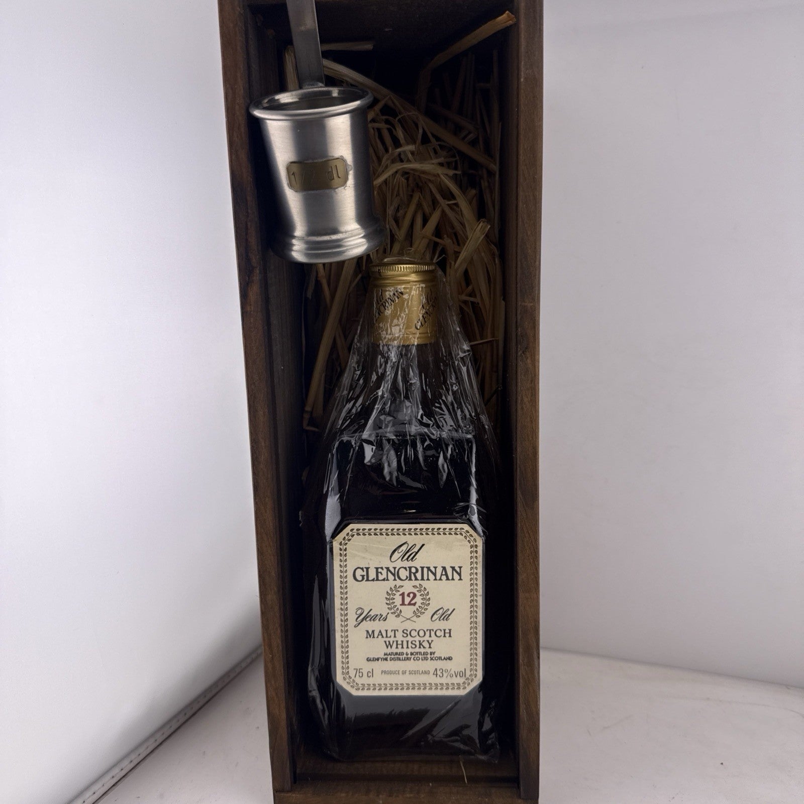 Old Glencrinan 12 Year Malt Scotch Whisky 1980s 75cl 43% Boxed Measure