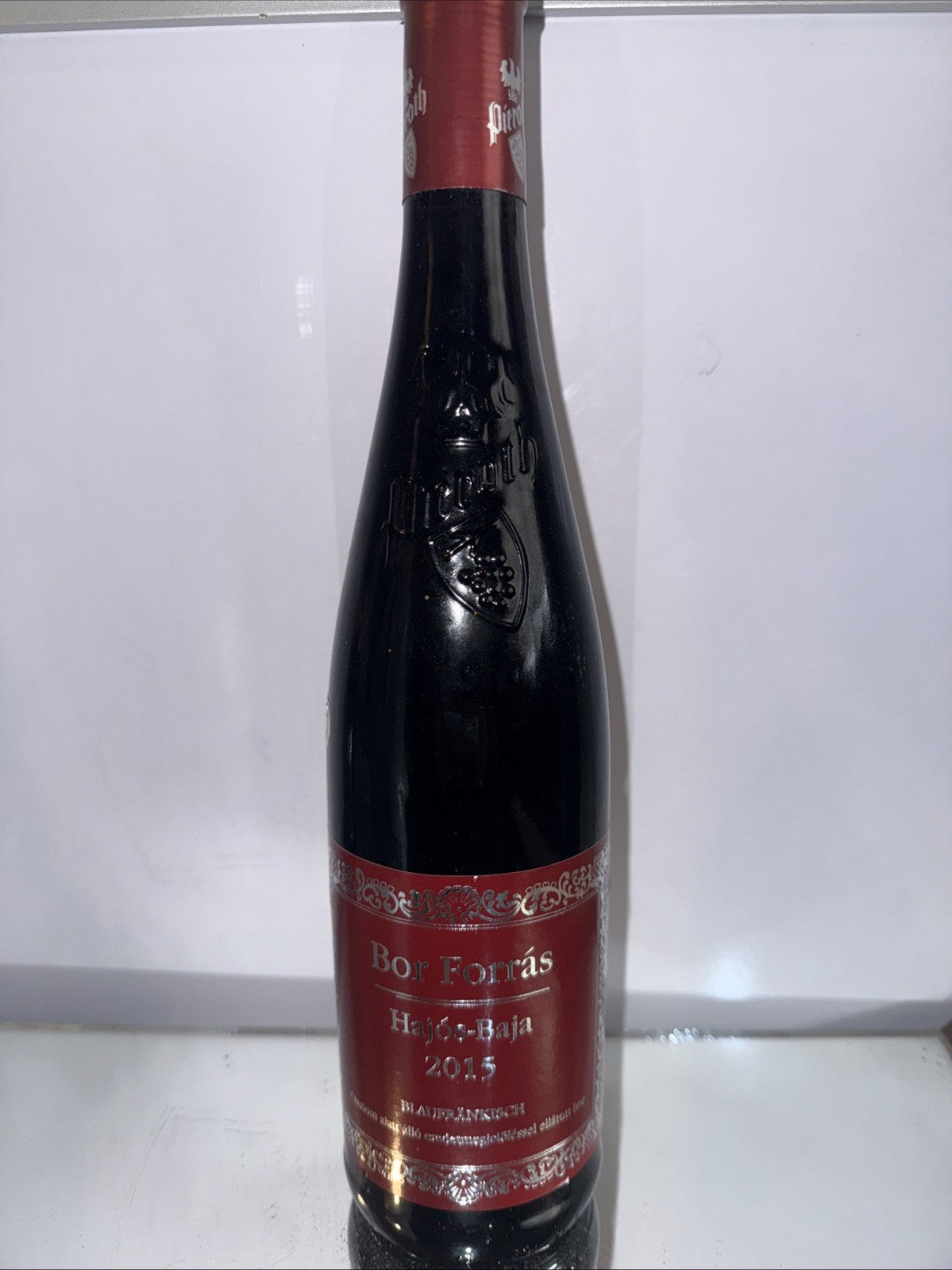 Bor Forrás Blaufränkisch 2015 sweet red wine from the Hajós-Baja region Hungary