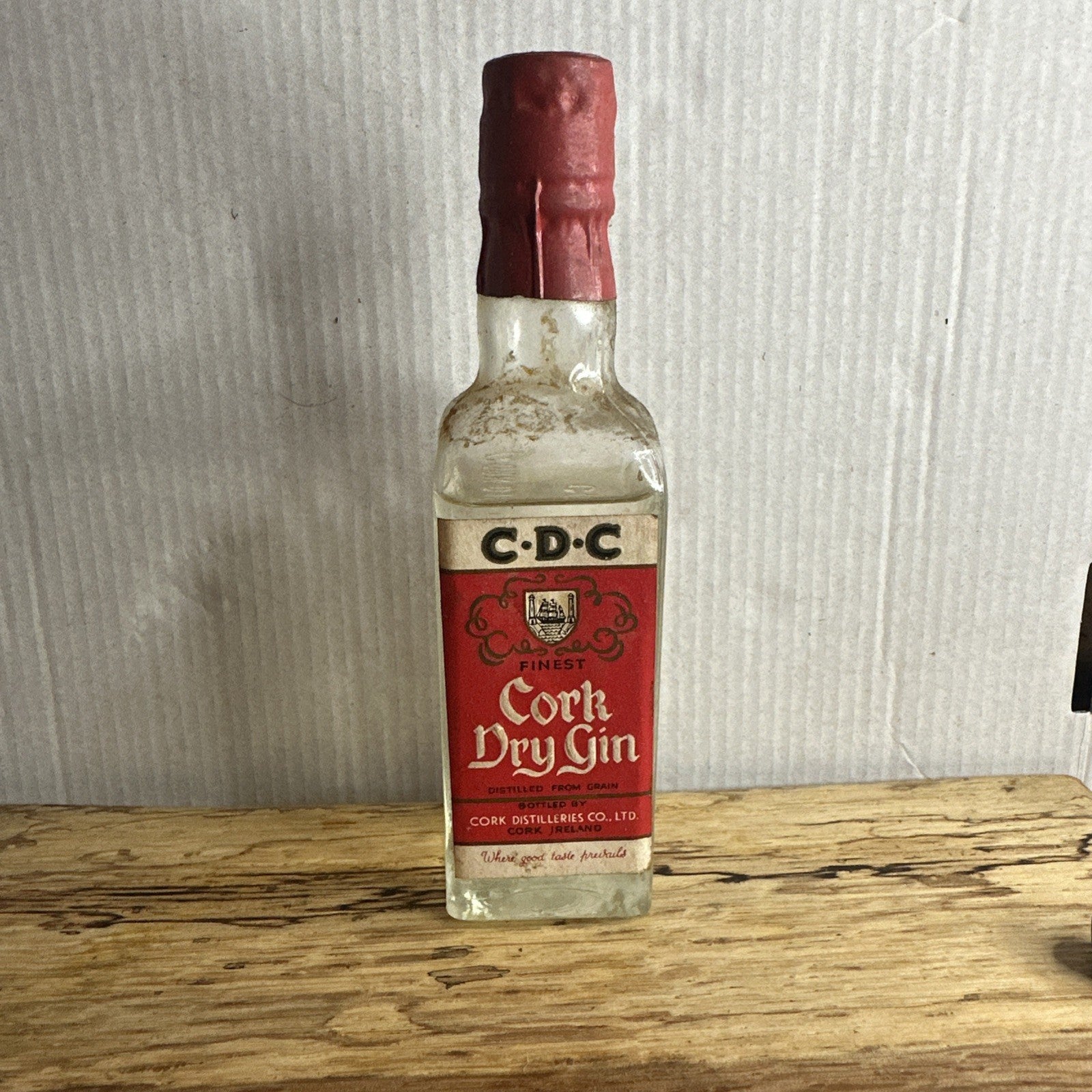 Cork Dry Gin Miniature 1960s/70s