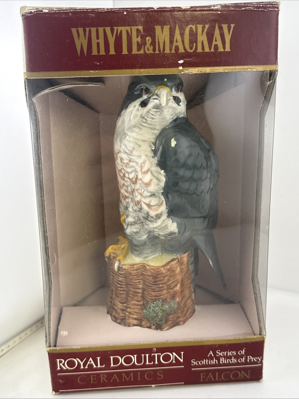 Whyte & Mackay Falcon Decanter Royal Doulton Boxed Full