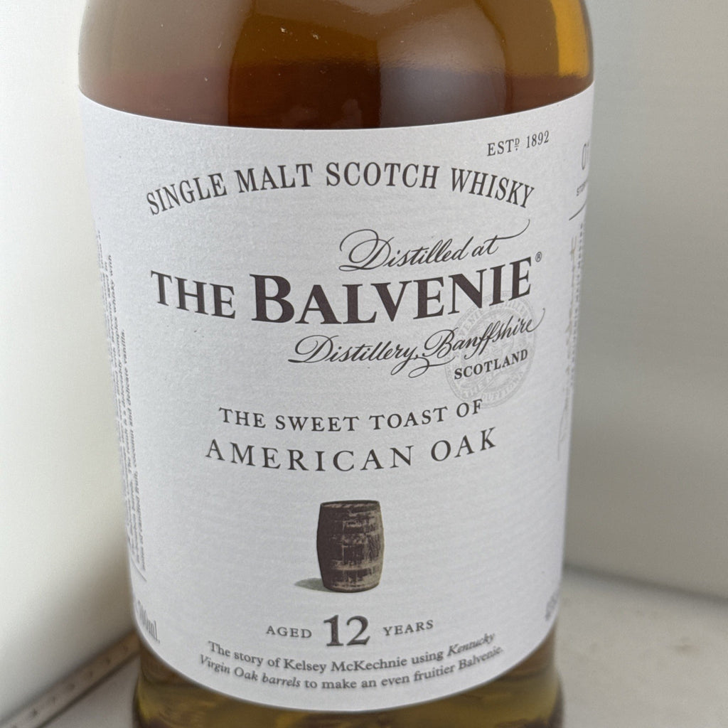 Balvenie The Sweet Toast of American Oak 12 Year Old Single Malt Scotch Whisky