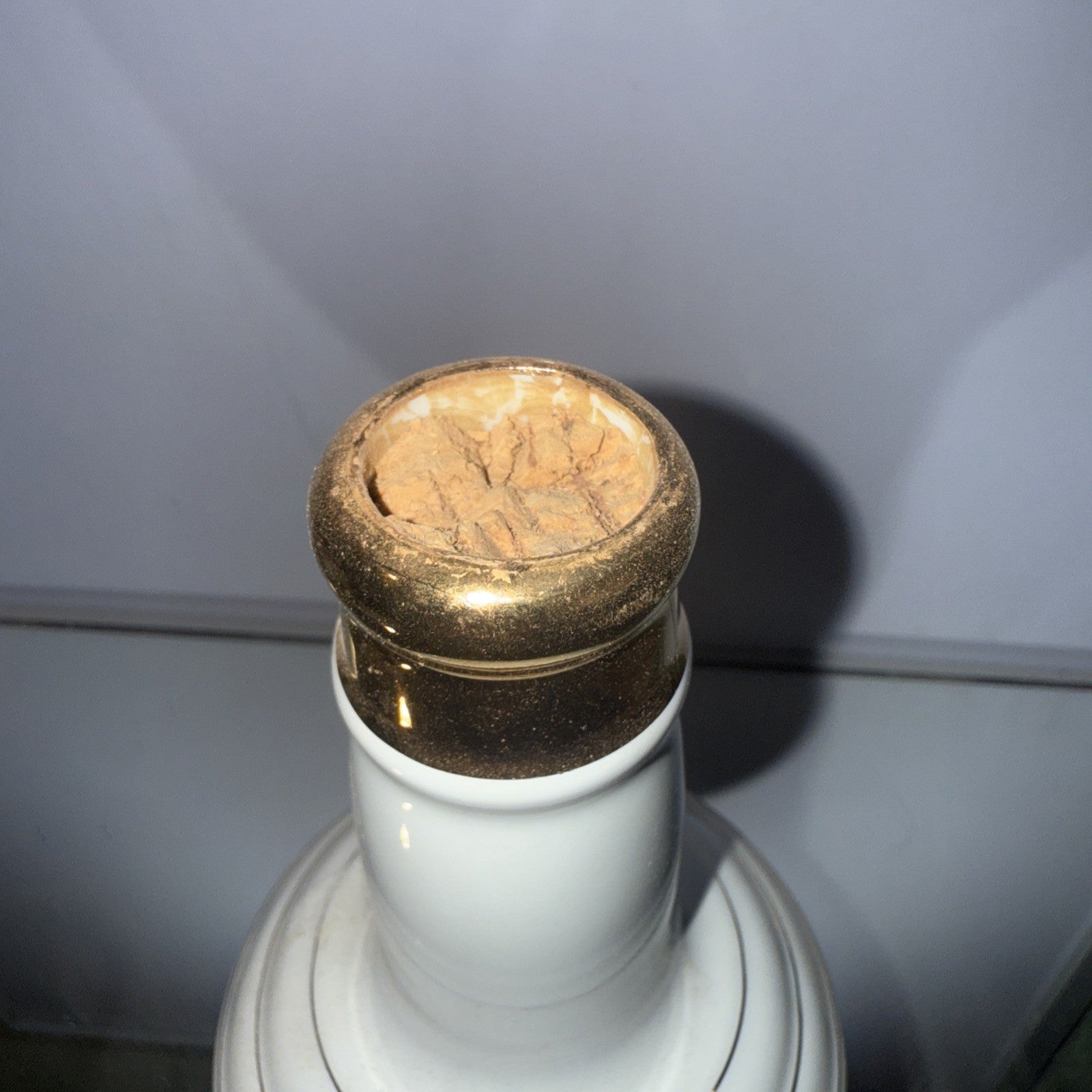 FULL decanter of Bells Whisky 75cl Bottled 1986 royal vintage matured