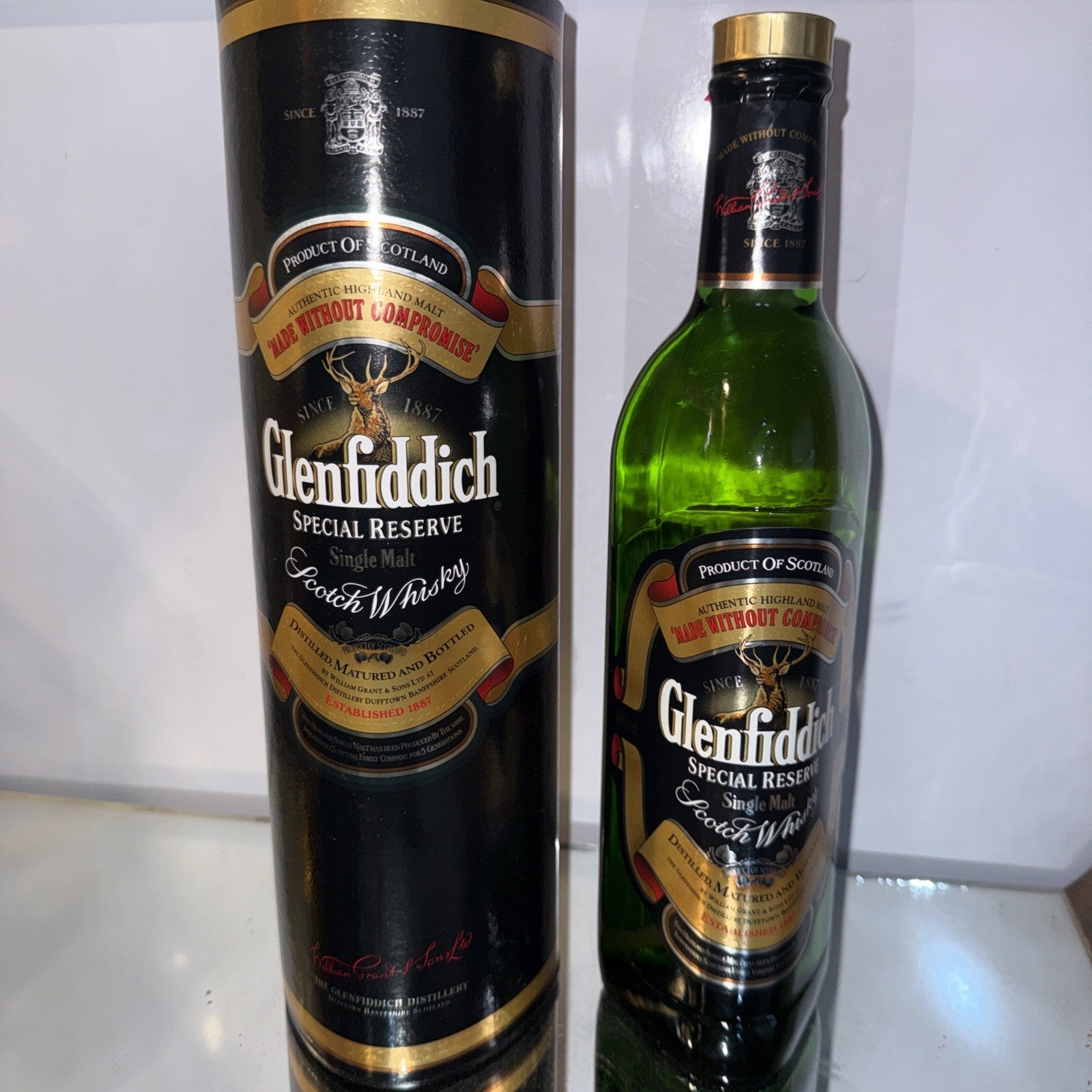 Glenfiddich Pure Malt Special Old Reserve Bottled 1980s/90s Boxed