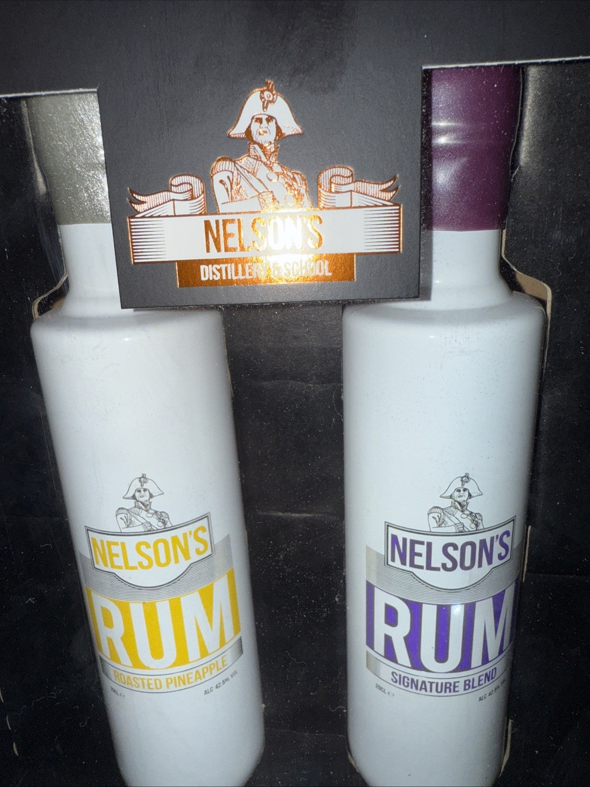 Nelson's Roasted Pineapple Rum 20cl And Signature Blend Rum 20cl Gift Pack