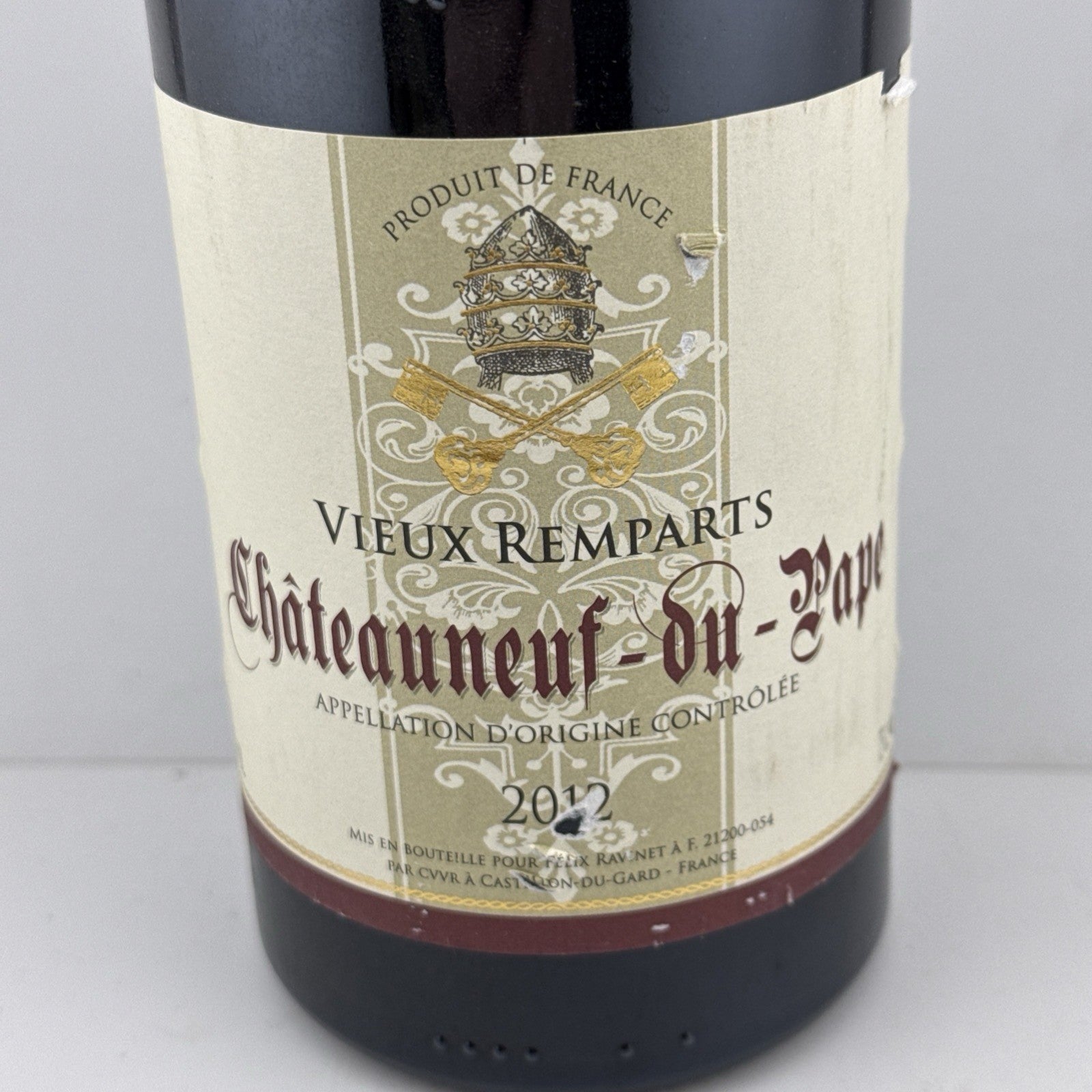 2012 Vieux Remparts Châteauneuf-du-Pape Rhône Red Wine