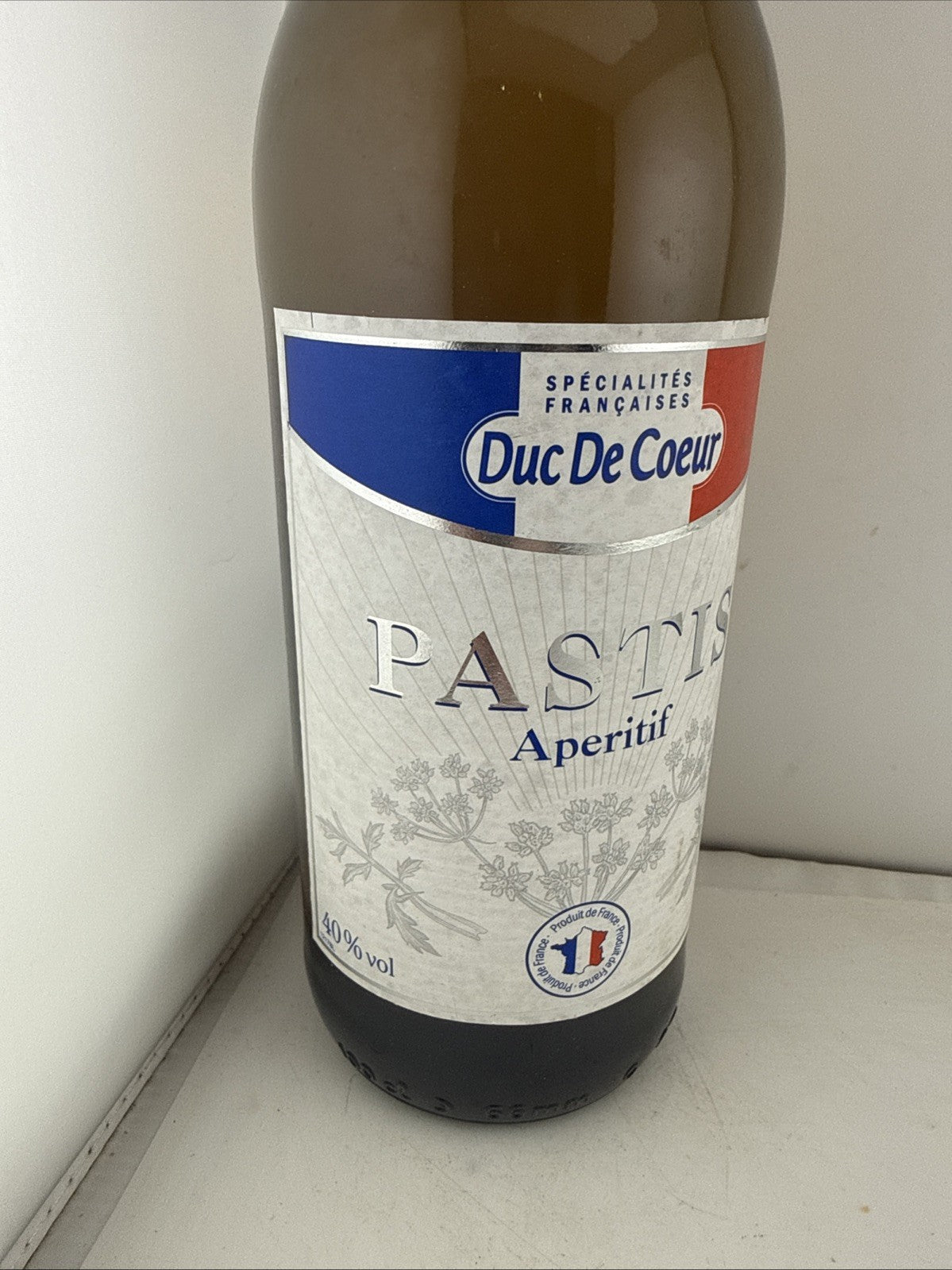 Duc De Coeur Pastis Aperitif 1L 40% French Anise Spirit
