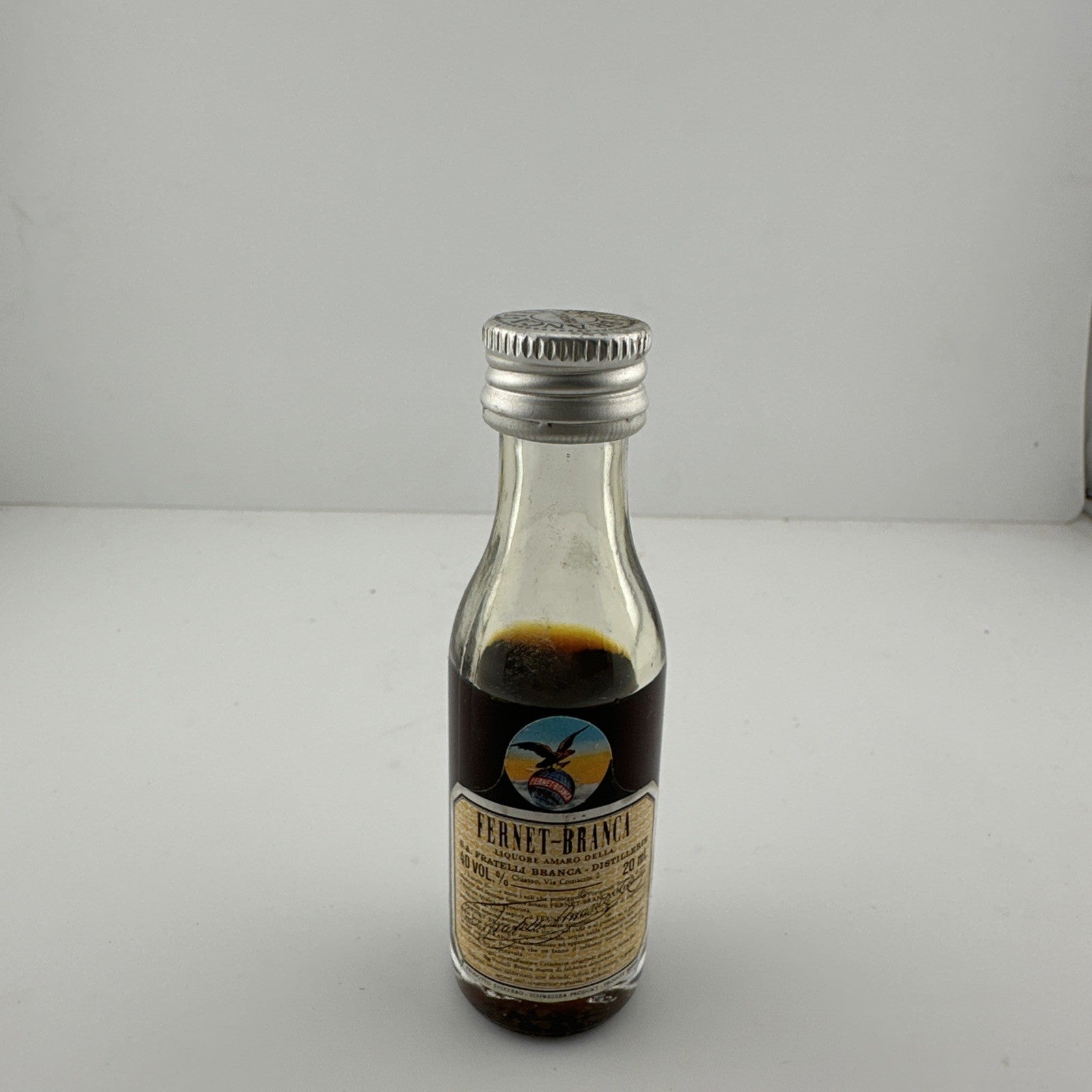 Fernet-Branca, an Italian herbal liqueur Miniature