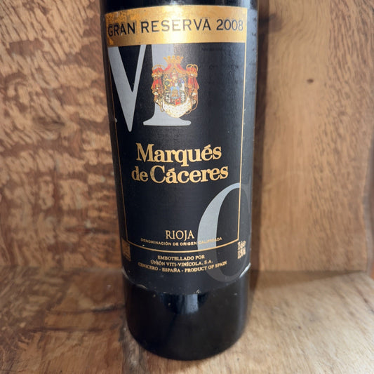 Marques de Caceres Rioja Gran reserve 2008