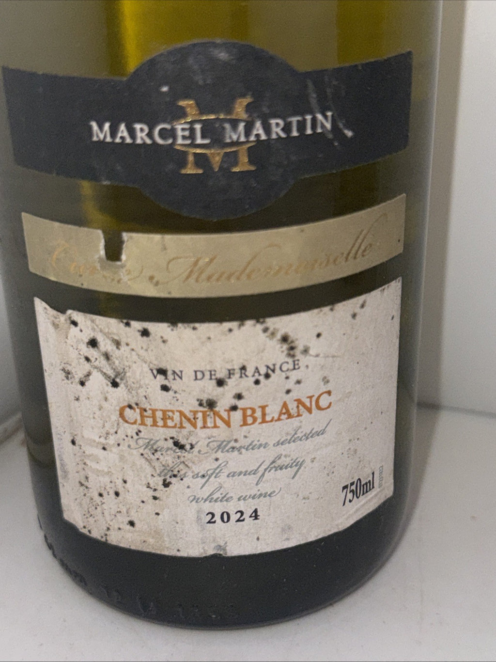 Marcel Martin Chenin Blanc 2024 French White Wine 75cl 12%( Poor Label)