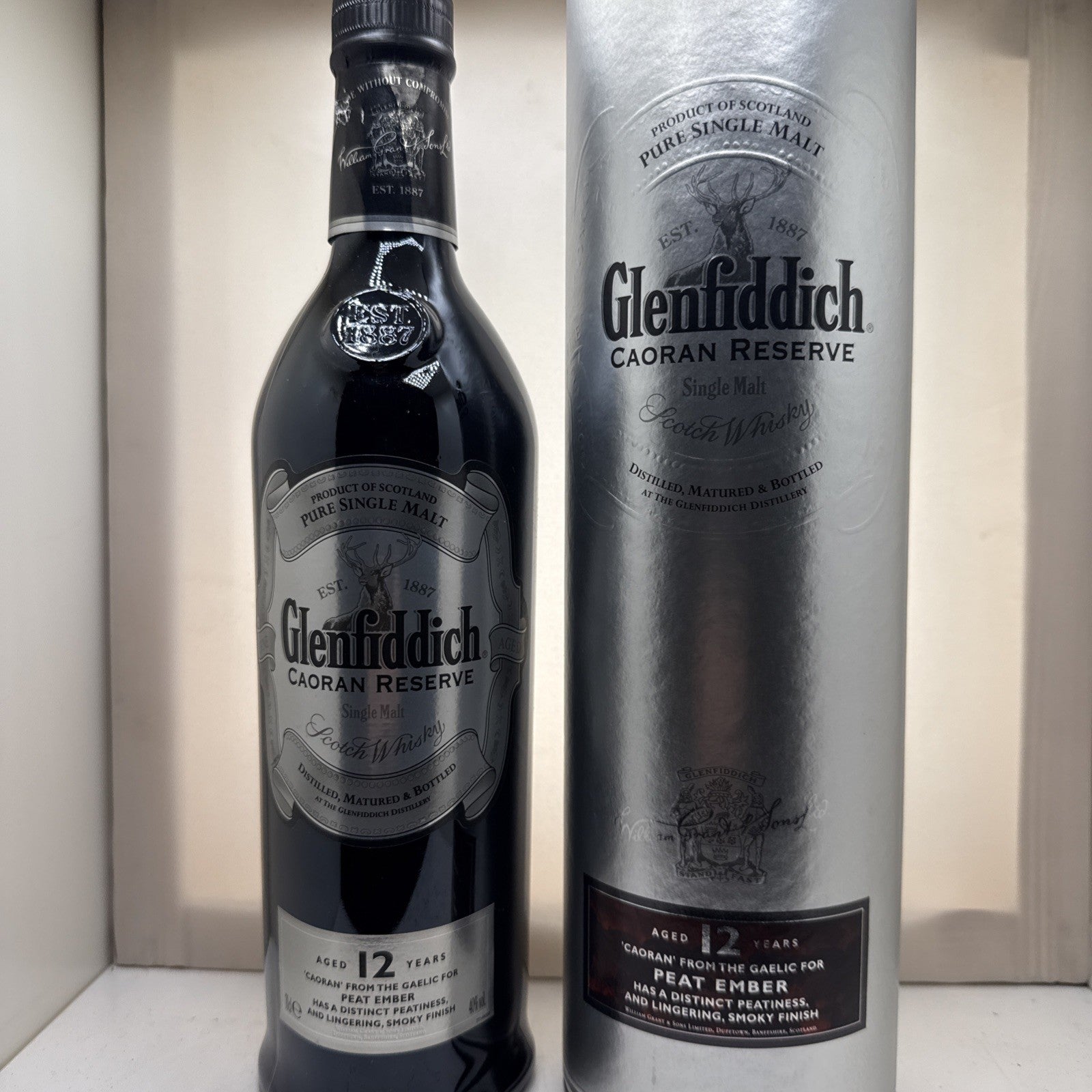 Glenfiddich Caoran Reserve 12 Year Old Peated Single Malt 70cl 40% Boxed 2000s