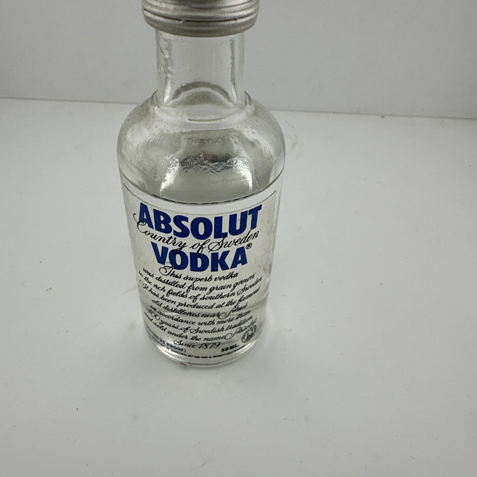 Absolut Blue Vodka Miniature