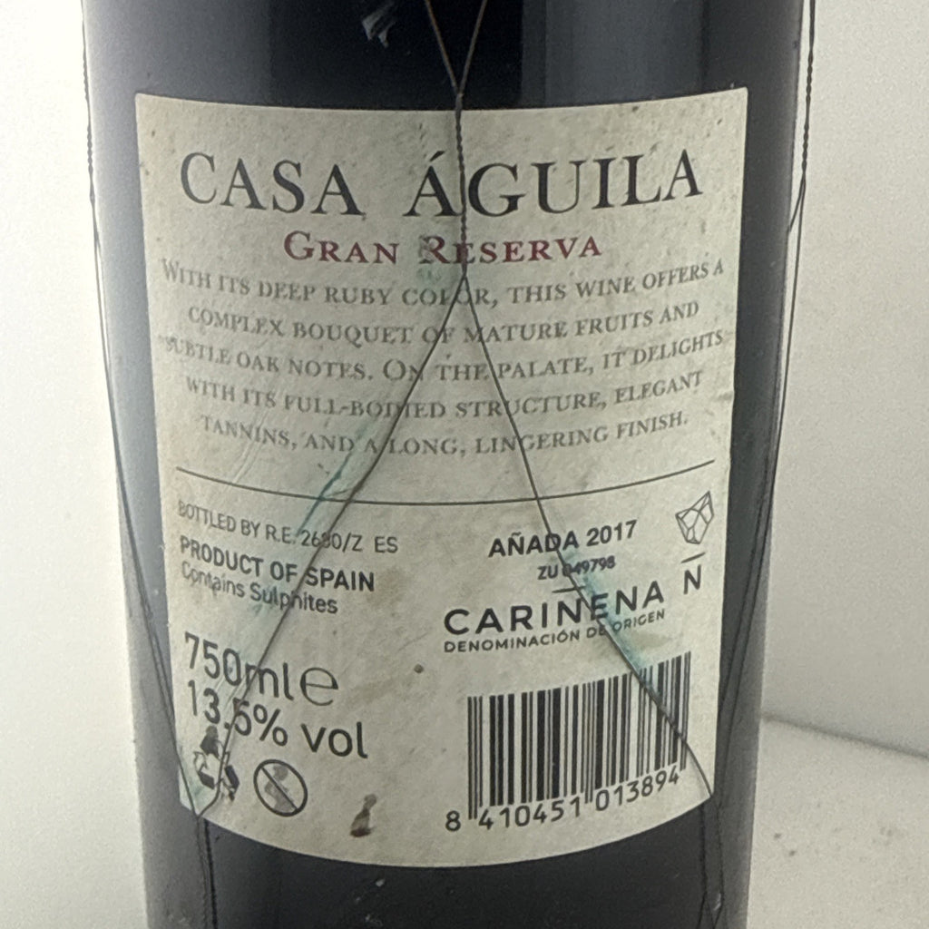 Casa Águila Gran Reserva 2017 Cariñena Spanish Red Wine 75cl 13.5%