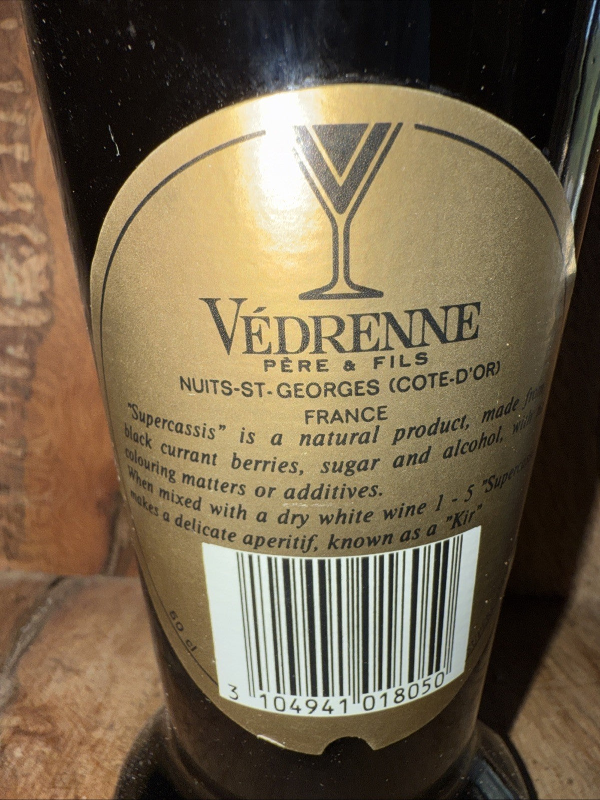 Vedrenne Crème De Cassis Liqueur