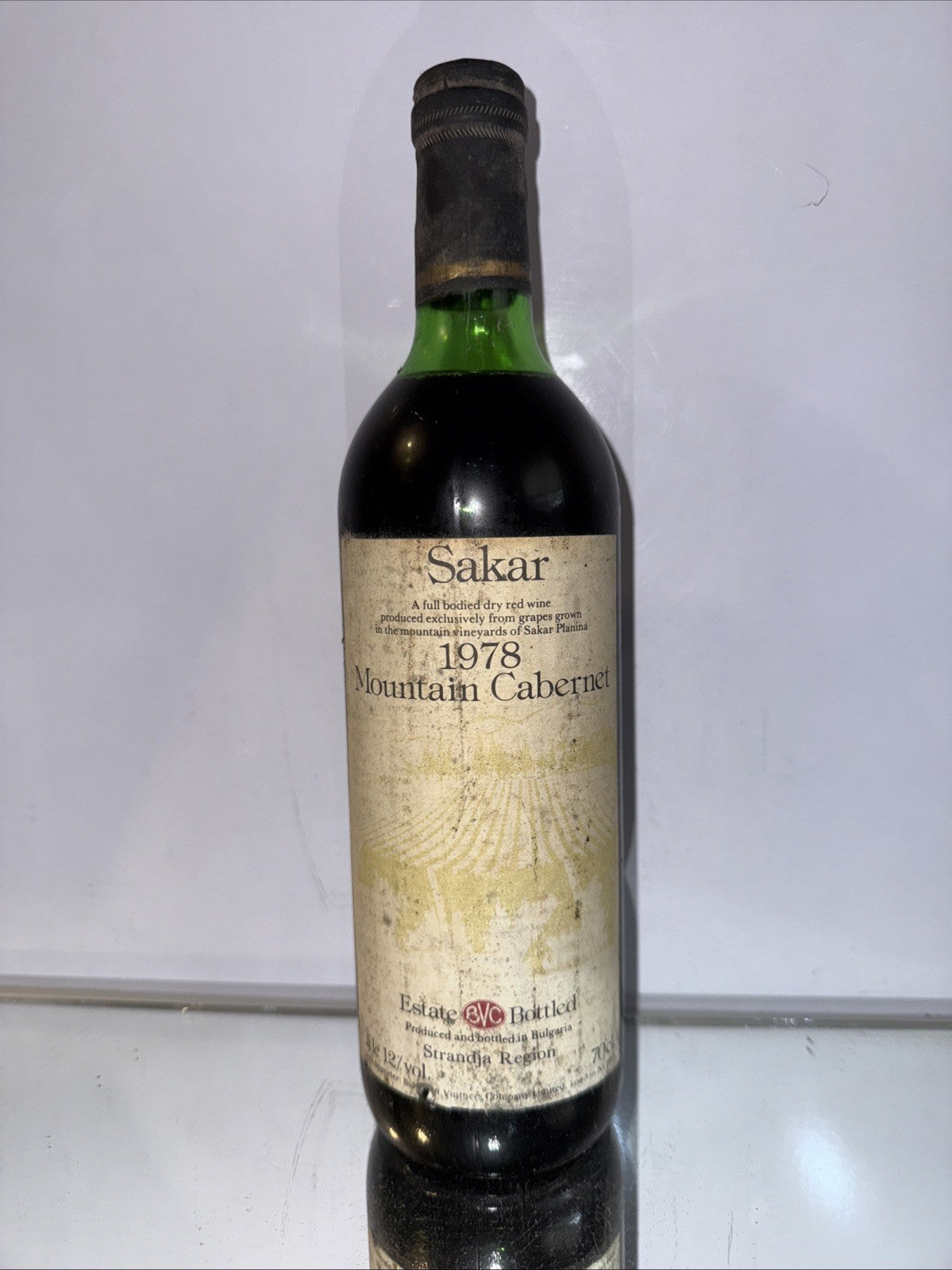 1978 Sakar Mountain Cabernet Bulgarian Red