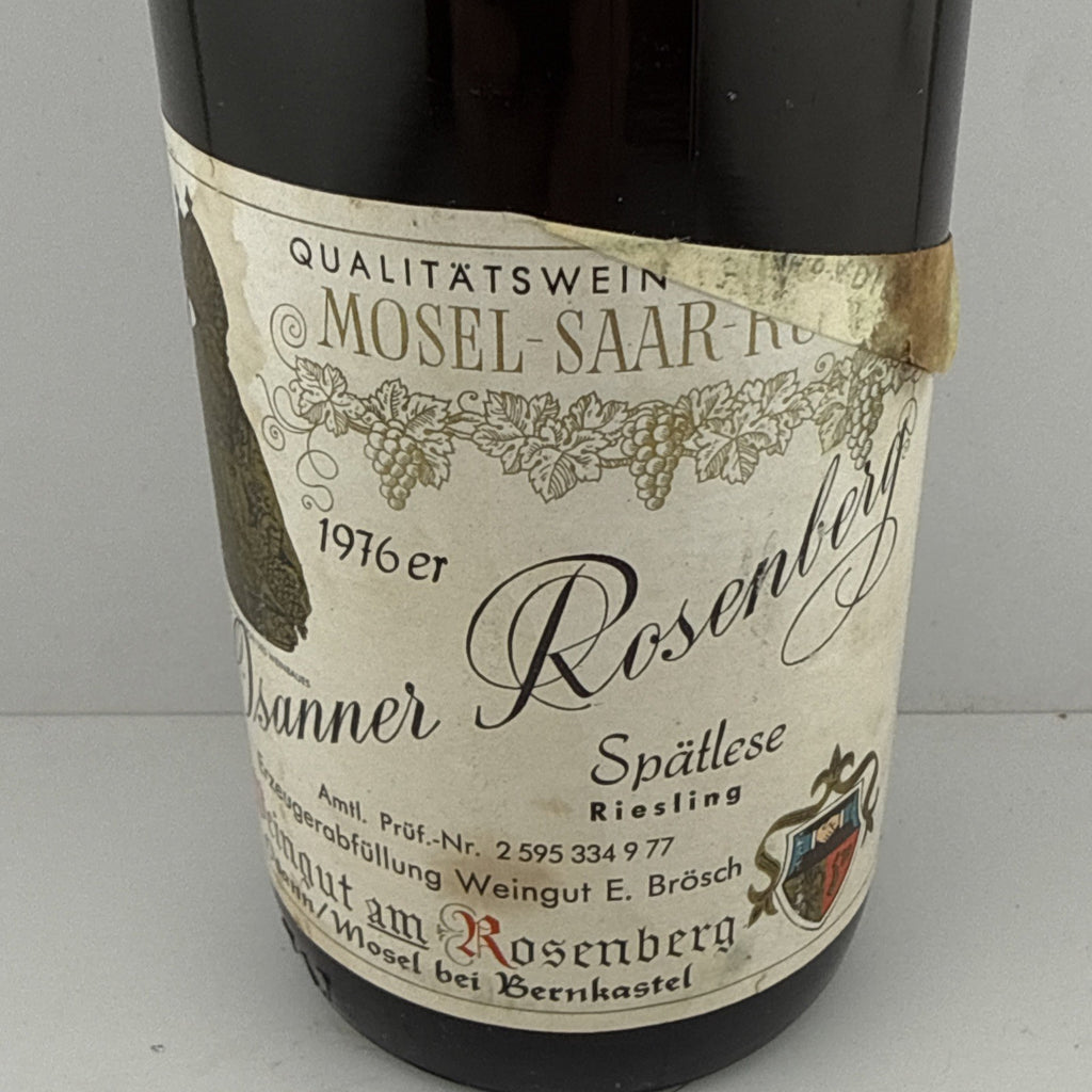 1976 Piesporter Rosenberg Riesling Spätlese – Mosel Well Kept