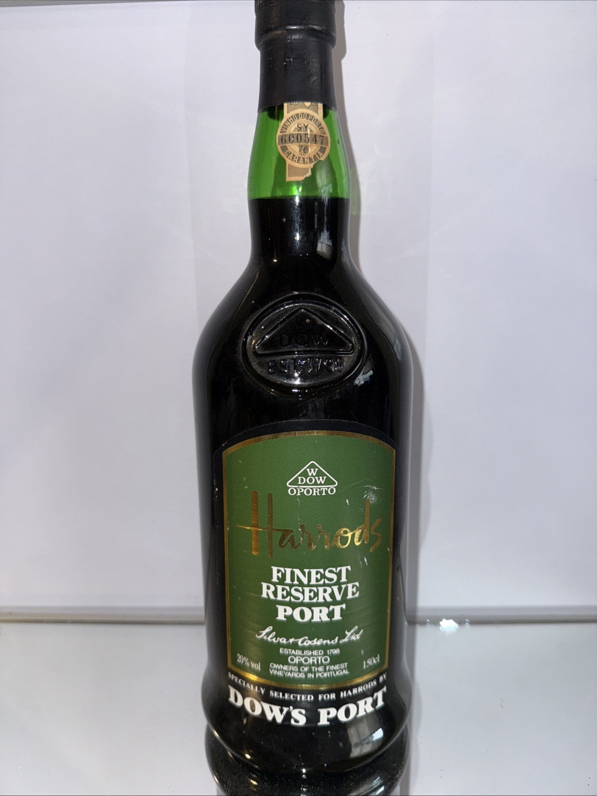 Dow's Late Bottled Vintage Port 1.5L For Harrods 1990s