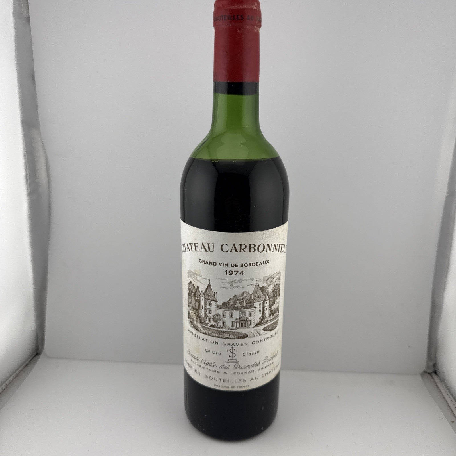 “Château Carbonnieux 1974 Graves Cru Classé – good fill, original capsule”
